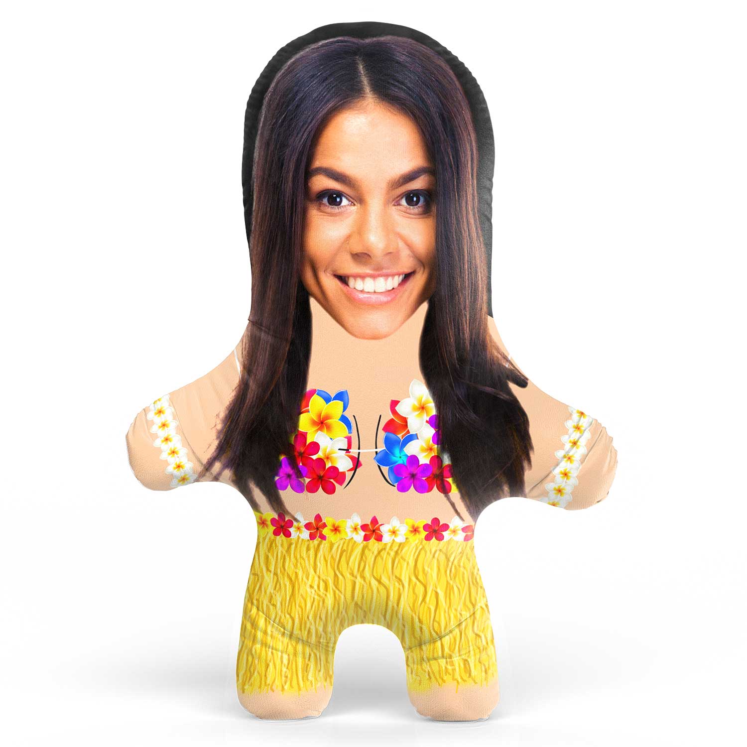 Hula Female Face Pillow