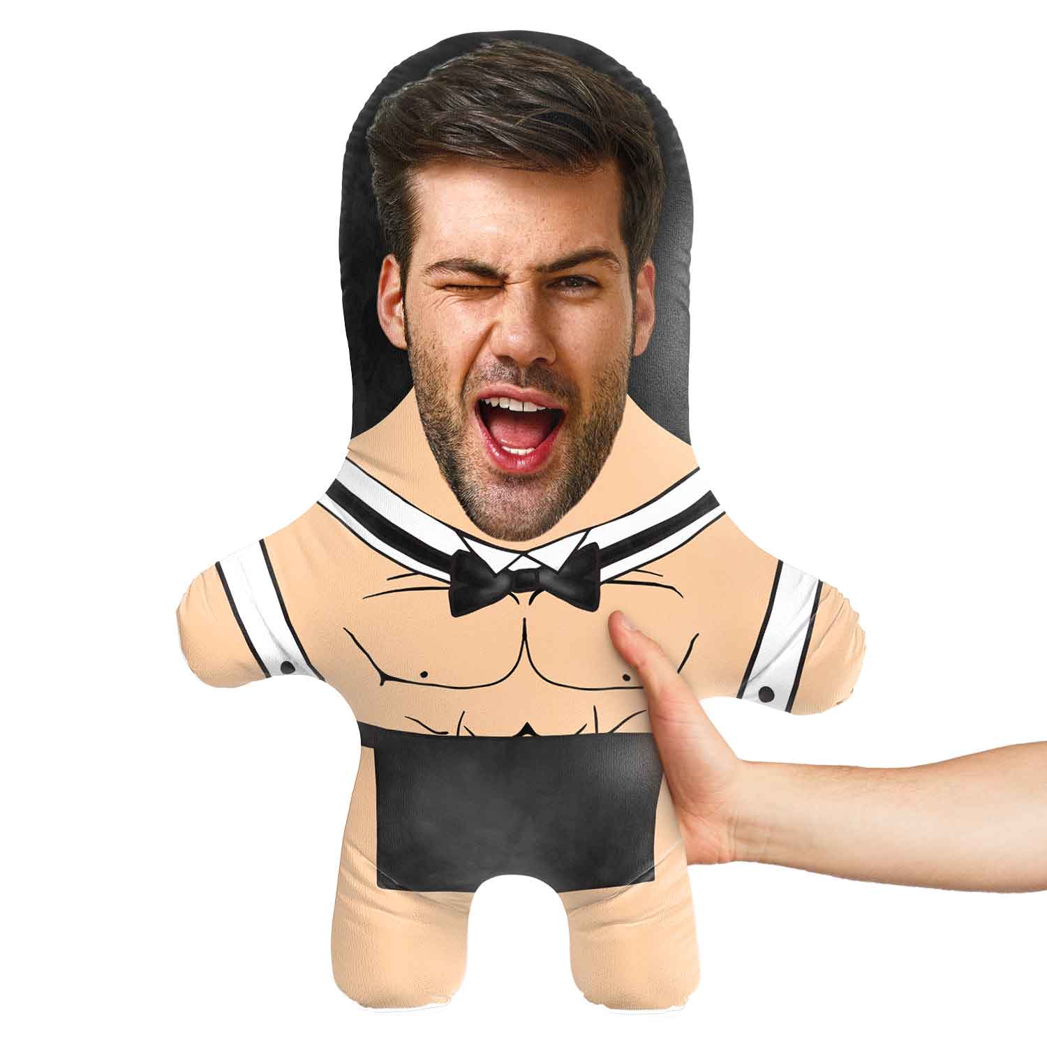 Butler In The Buff Face Pillow