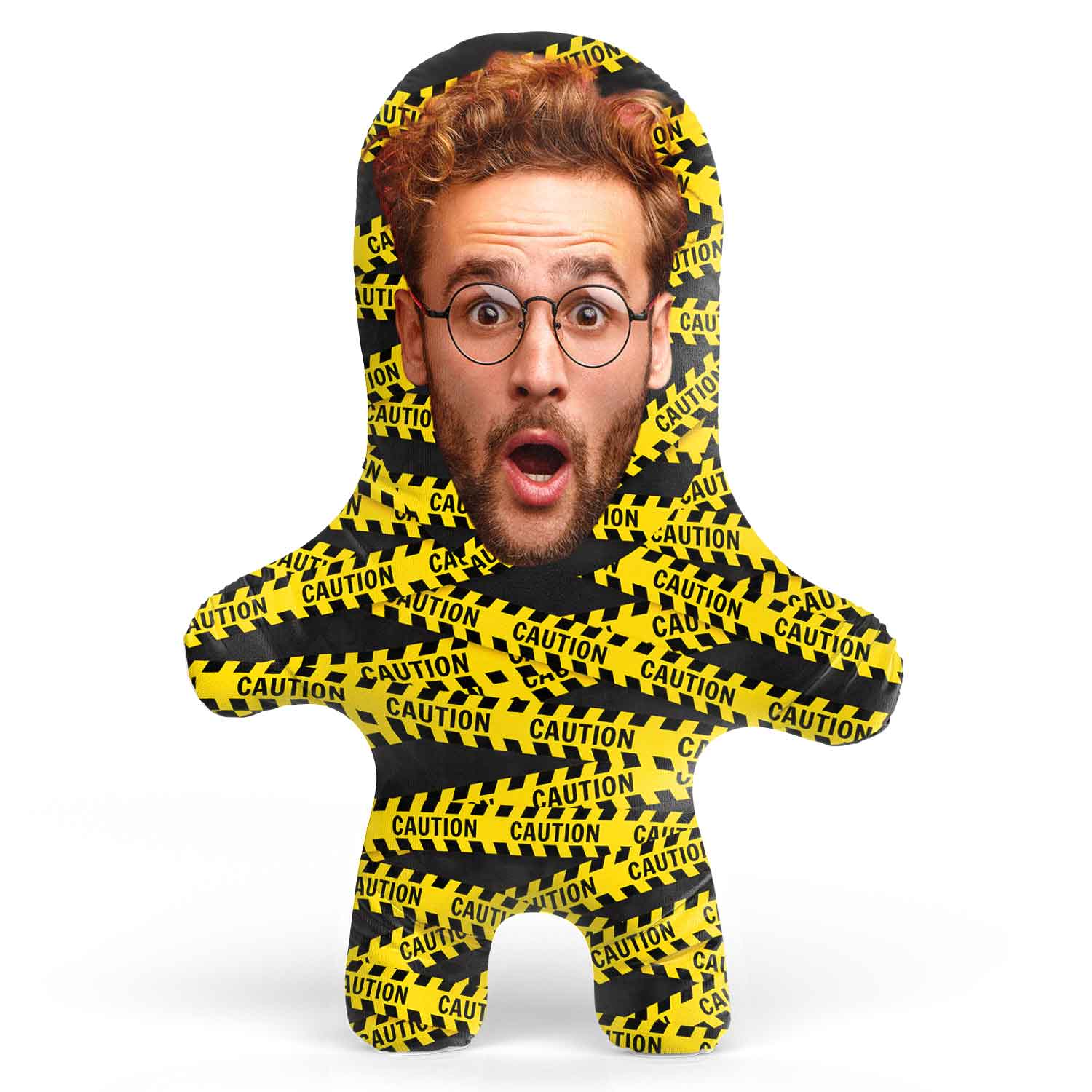 Caution Face Pillow