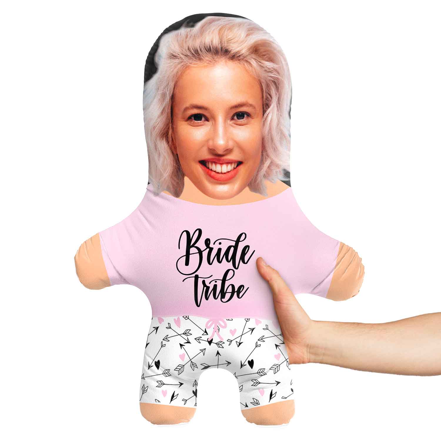 Bride Tribe Face Pillow
