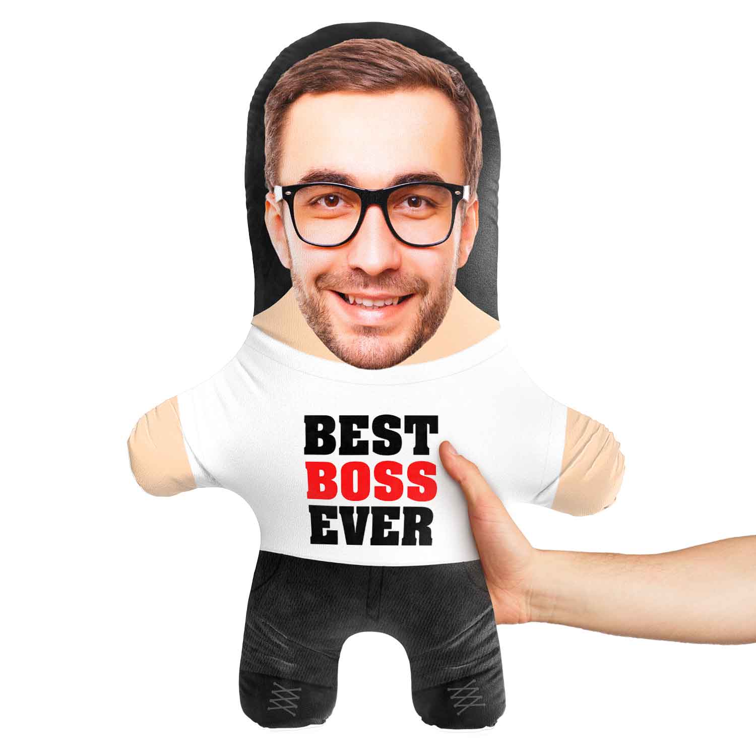 Best Boss Ever Face Pillow