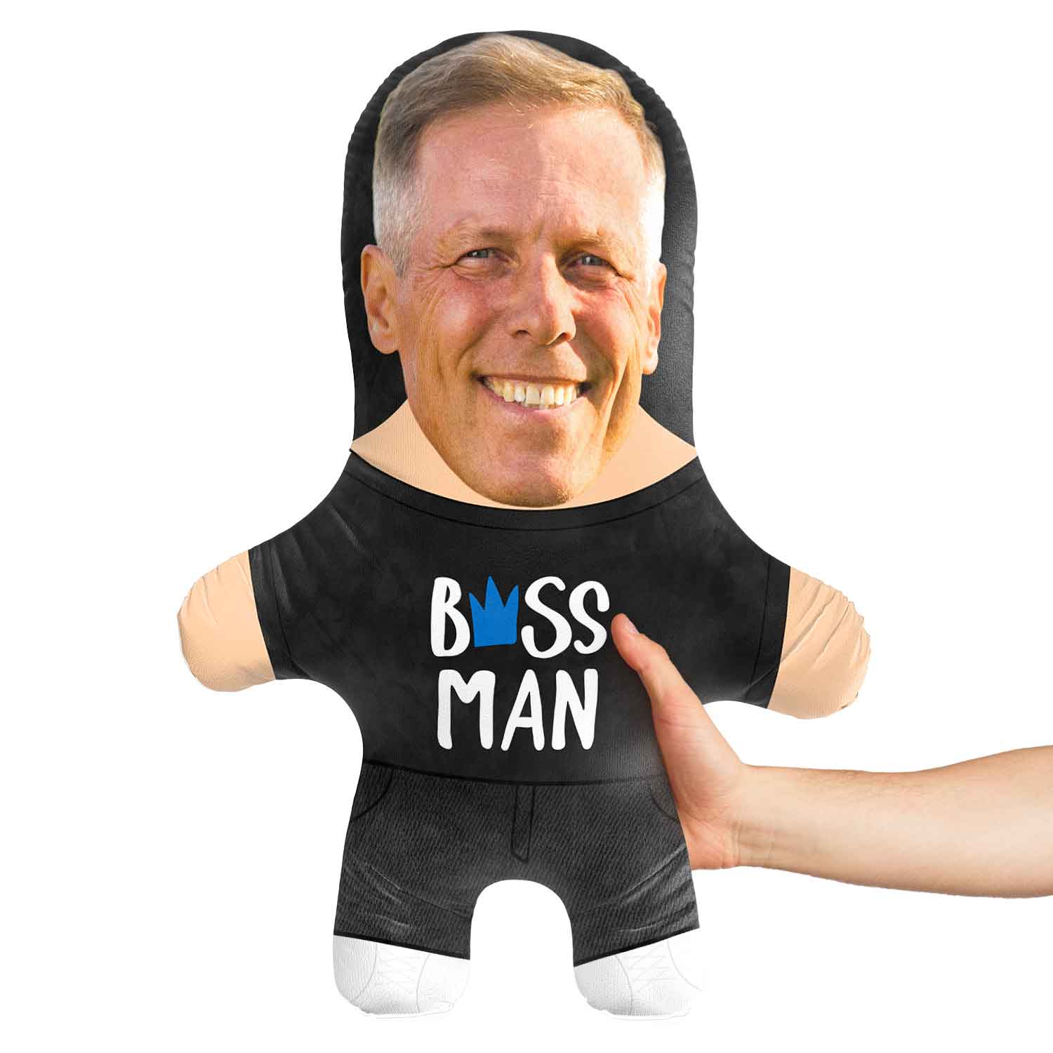 Boss Man Face Pillow