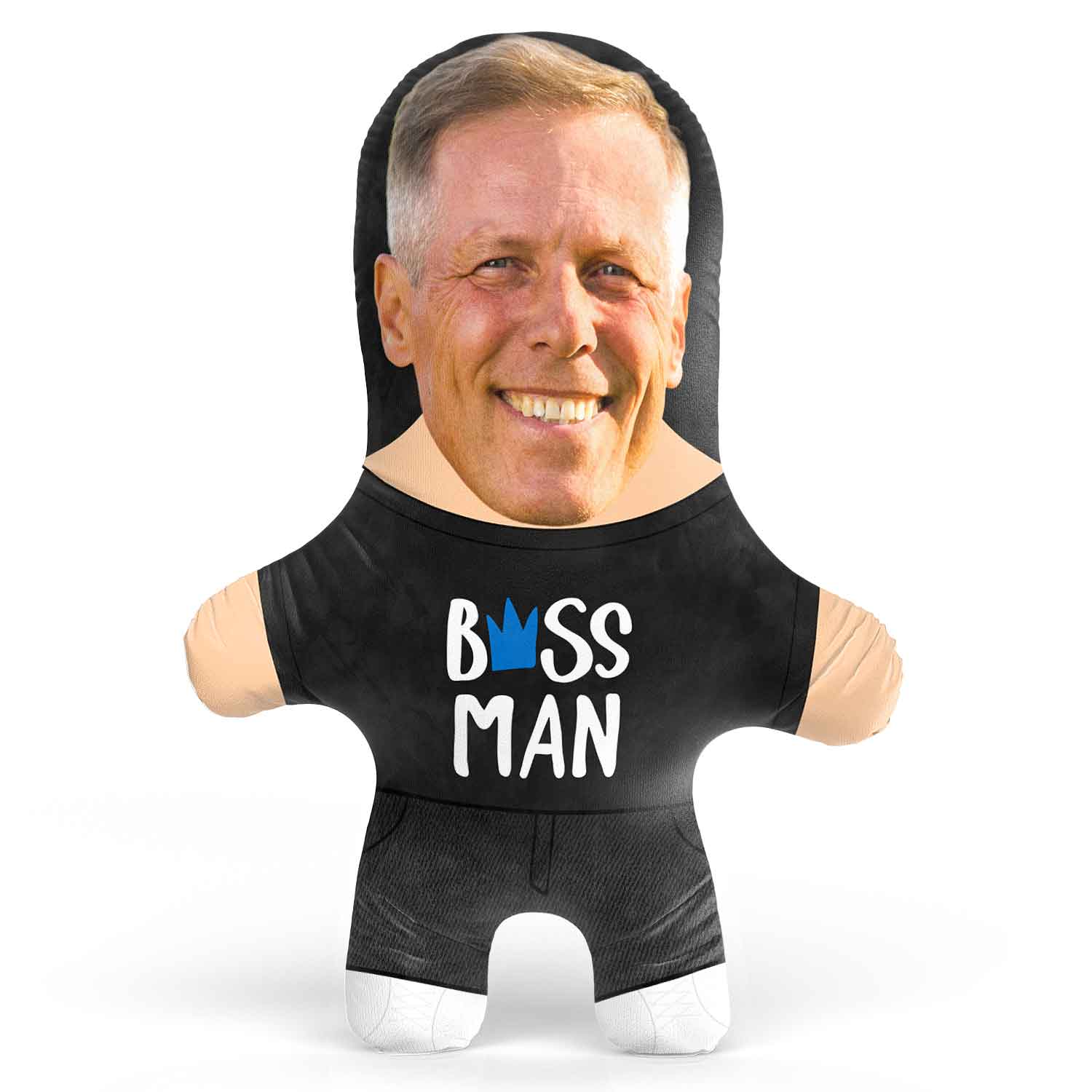 Boss Man Face Pillow