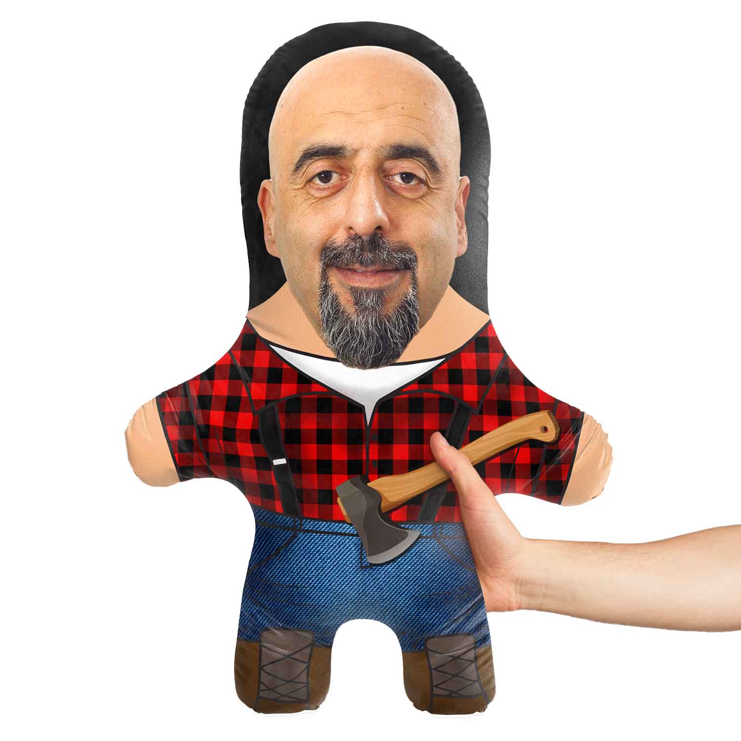 Lumberjack Face Pillow