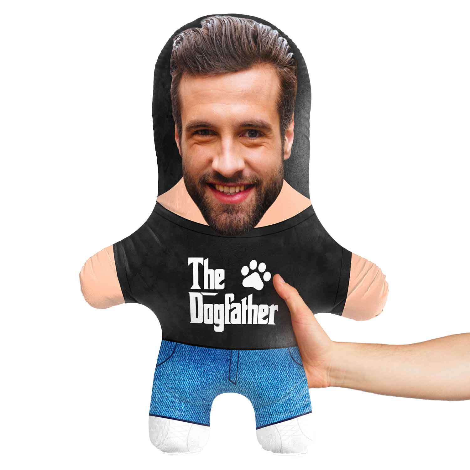 The Dogfather Face Pillow