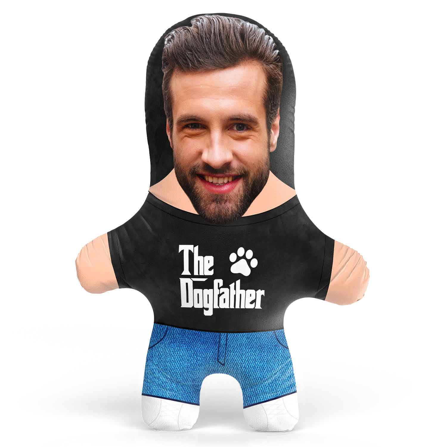 The Dogfather Face Pillow