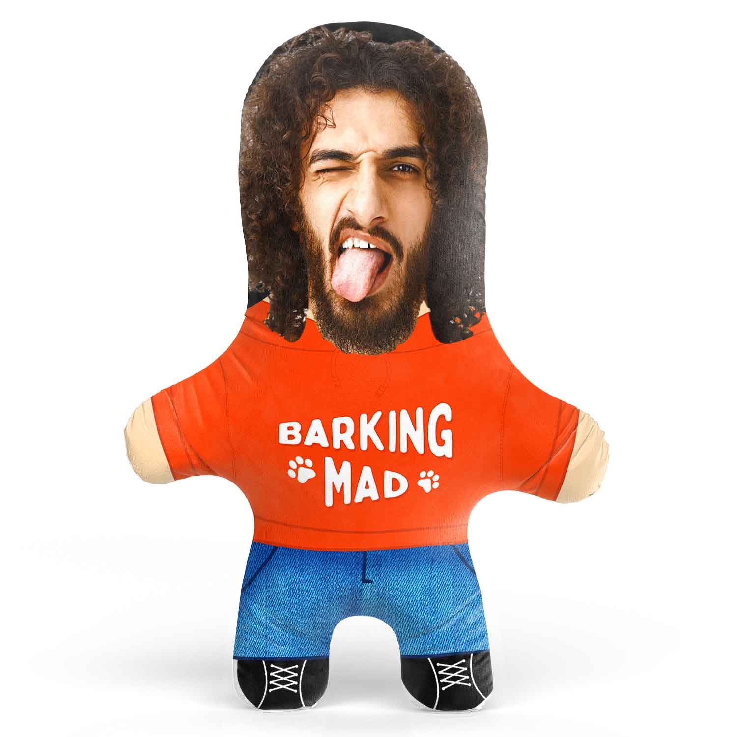 Barking Mad Face Pillow