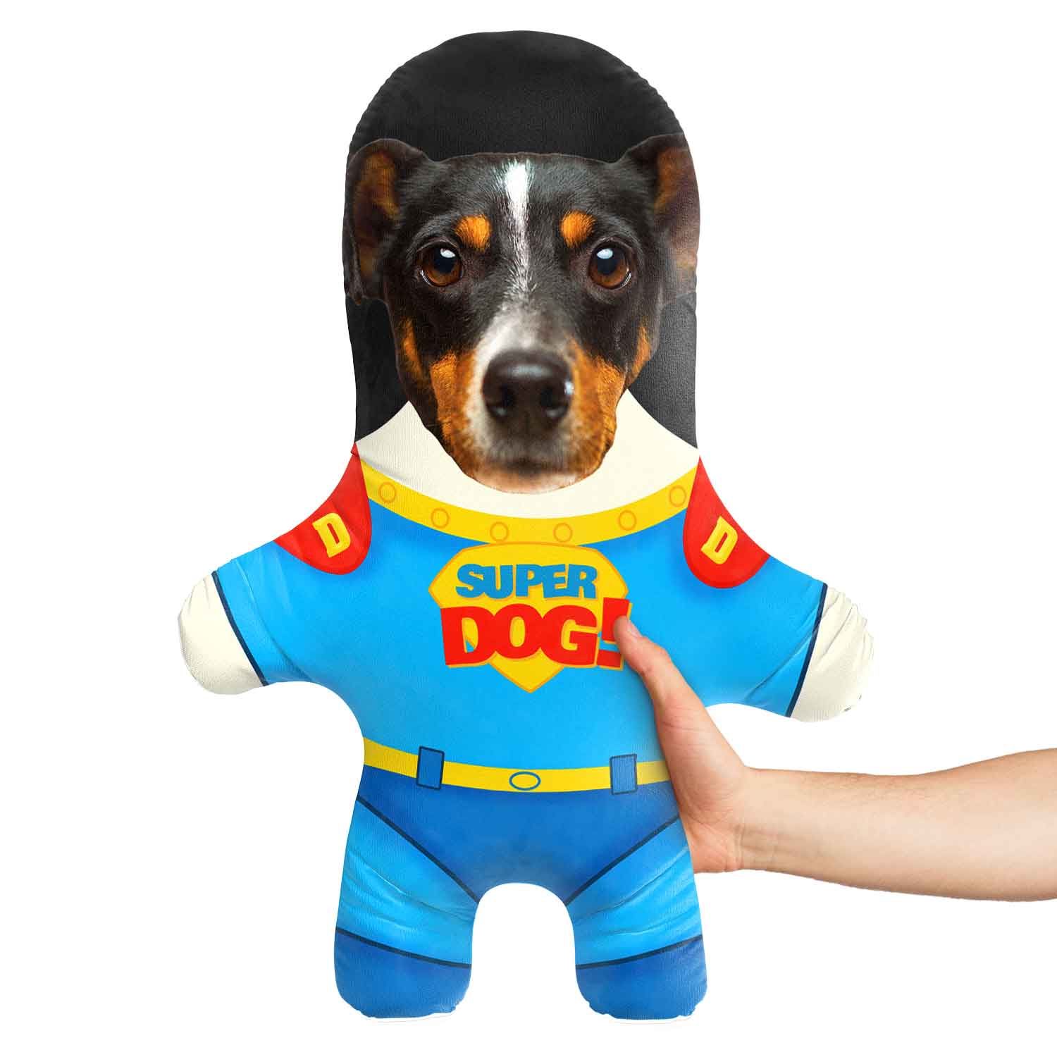 Super Dog Face Pillow