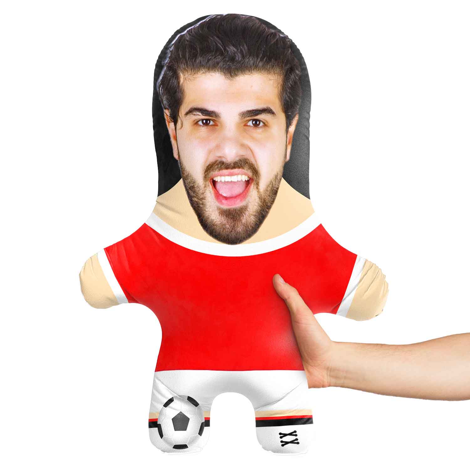 Red Devils Face Pillow