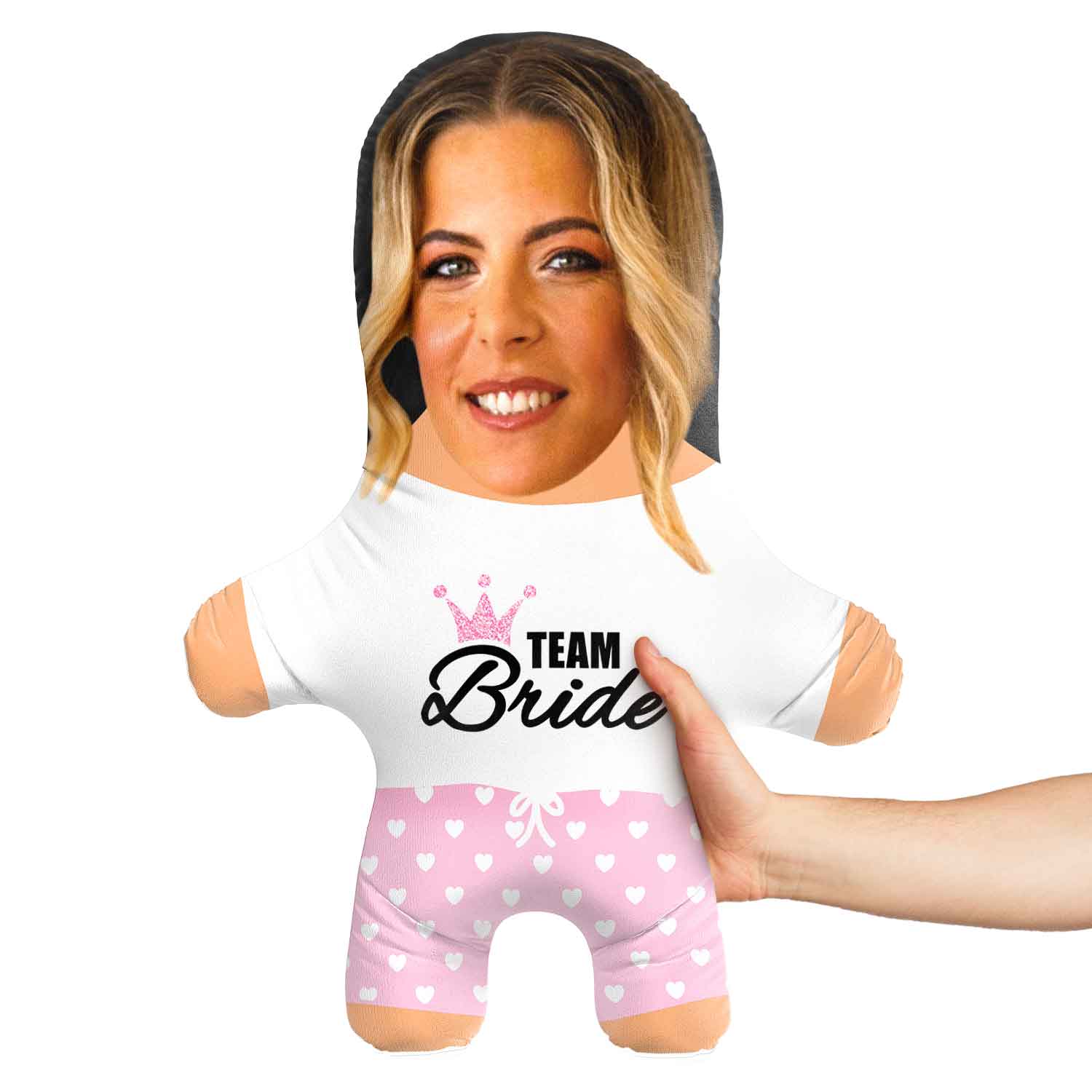 Team Bride Face Pillow