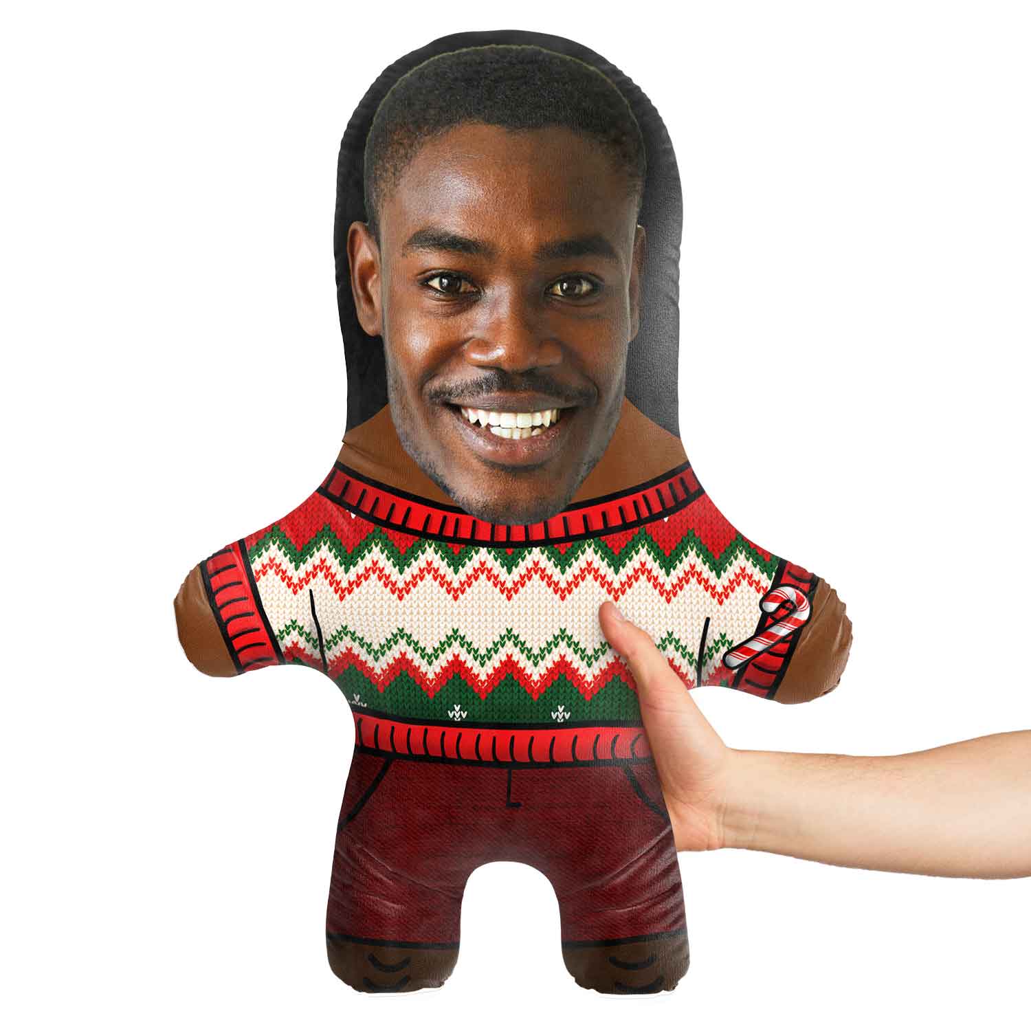 Christmas Jumper Face Pillow