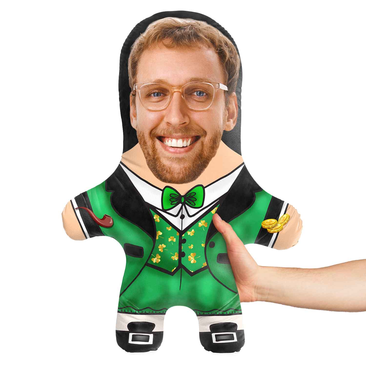 Leprechaun Face Pillow