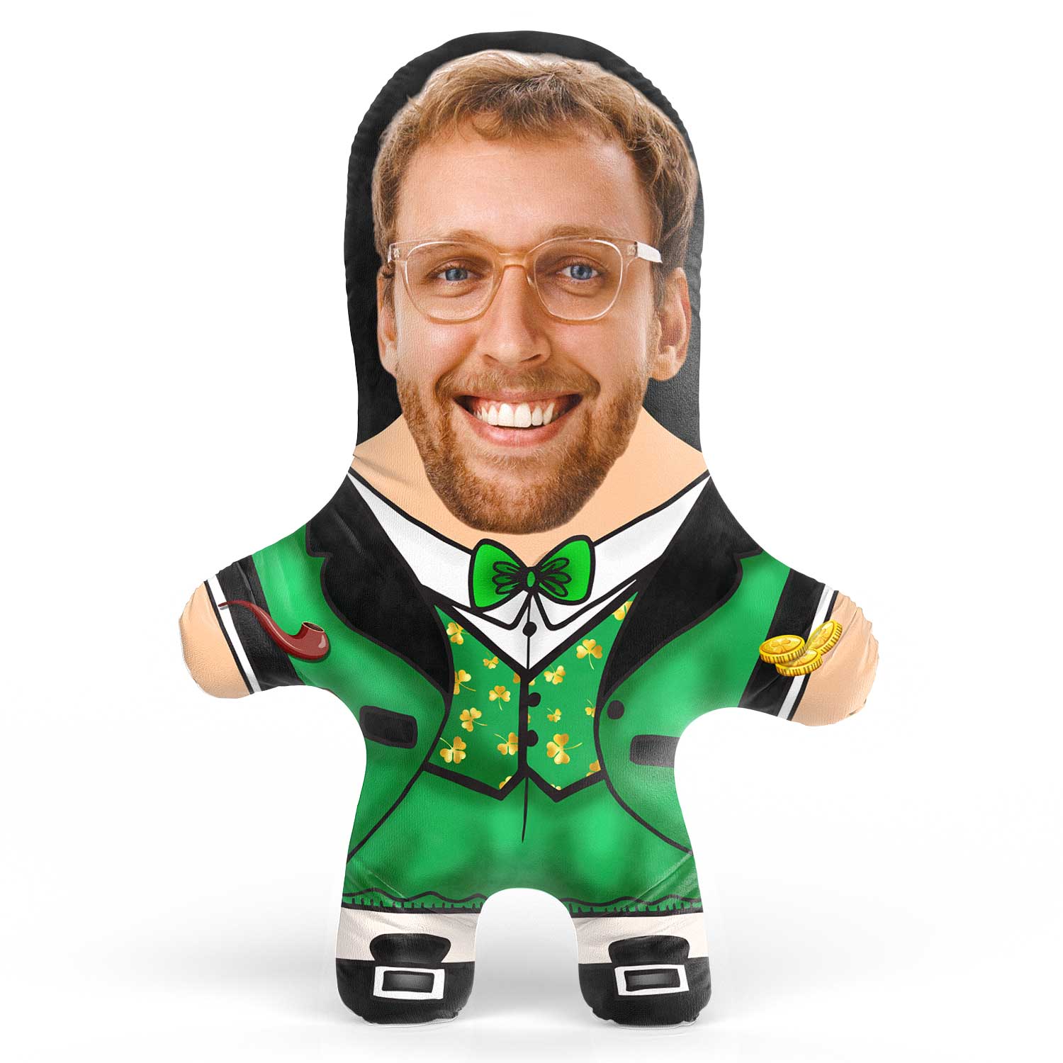 Leprechaun Face Pillow