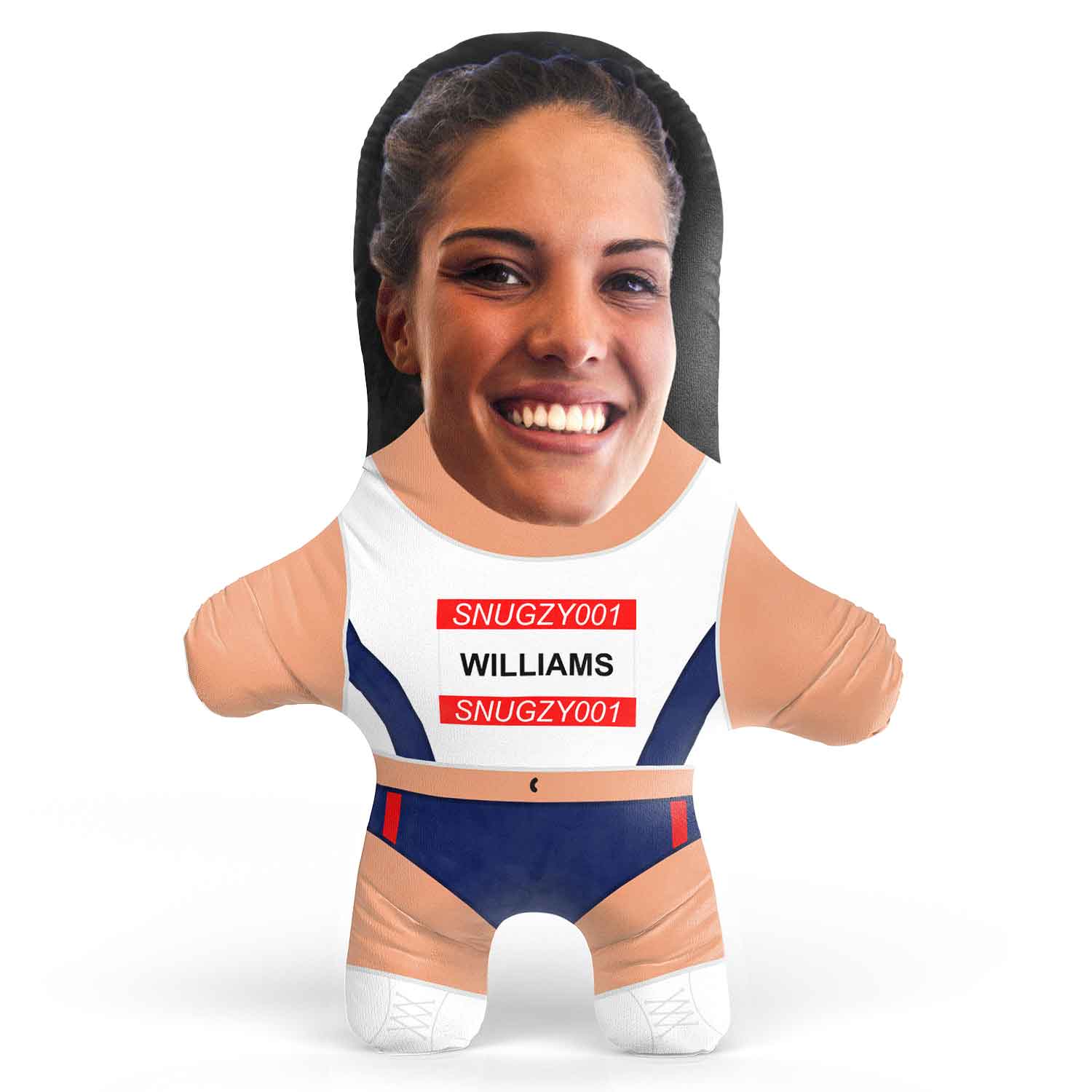 Track Team Female Face Pillow