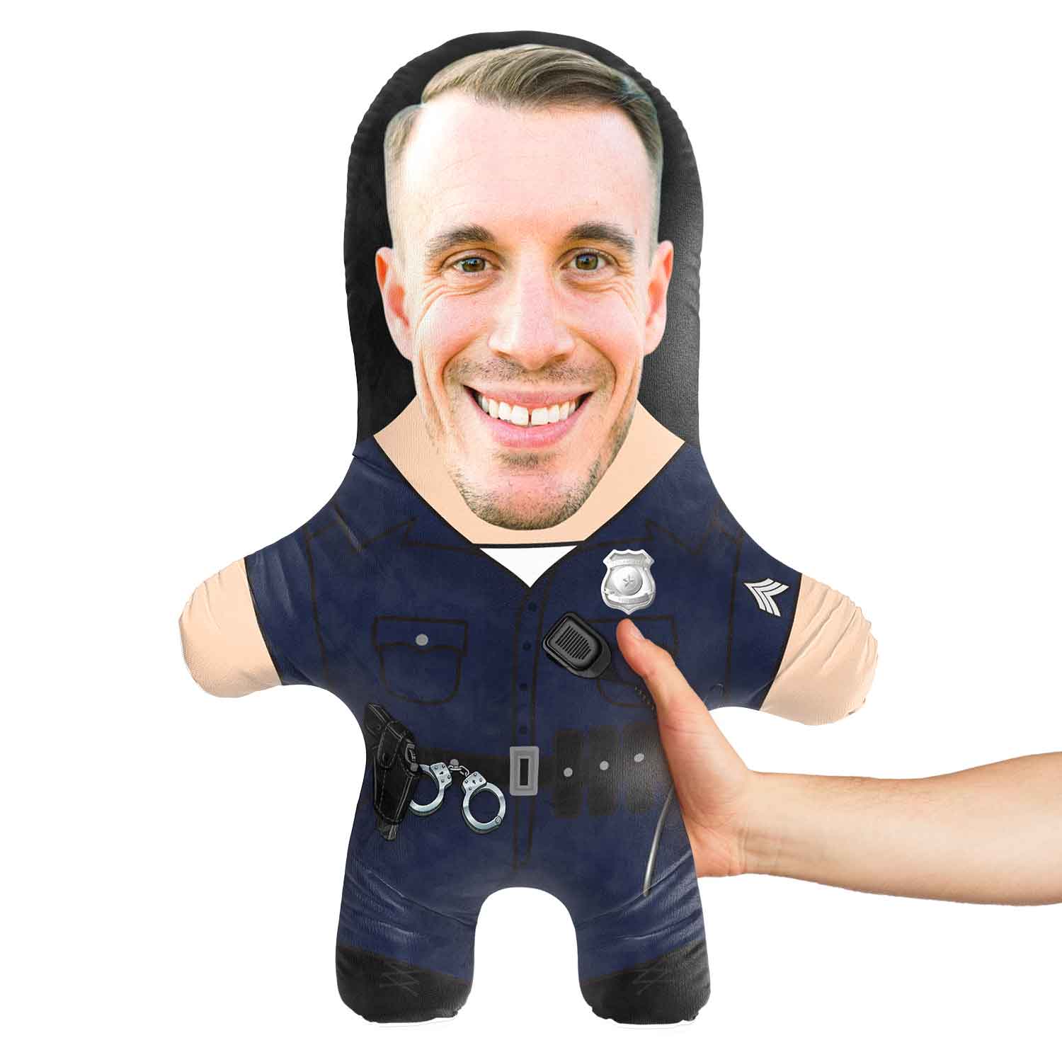 Police Officer LAPD Face Pillow
