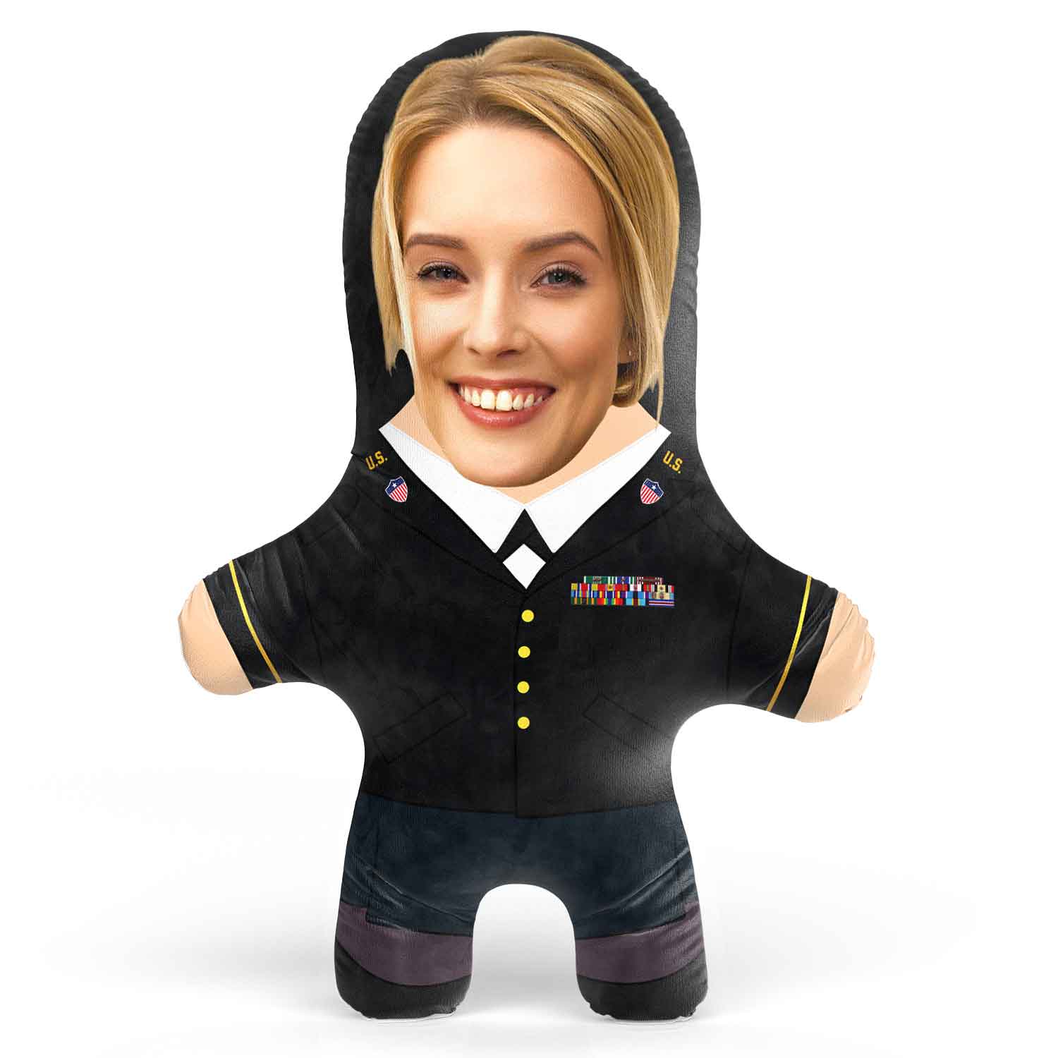 US Green Service Skirt Face Pillow