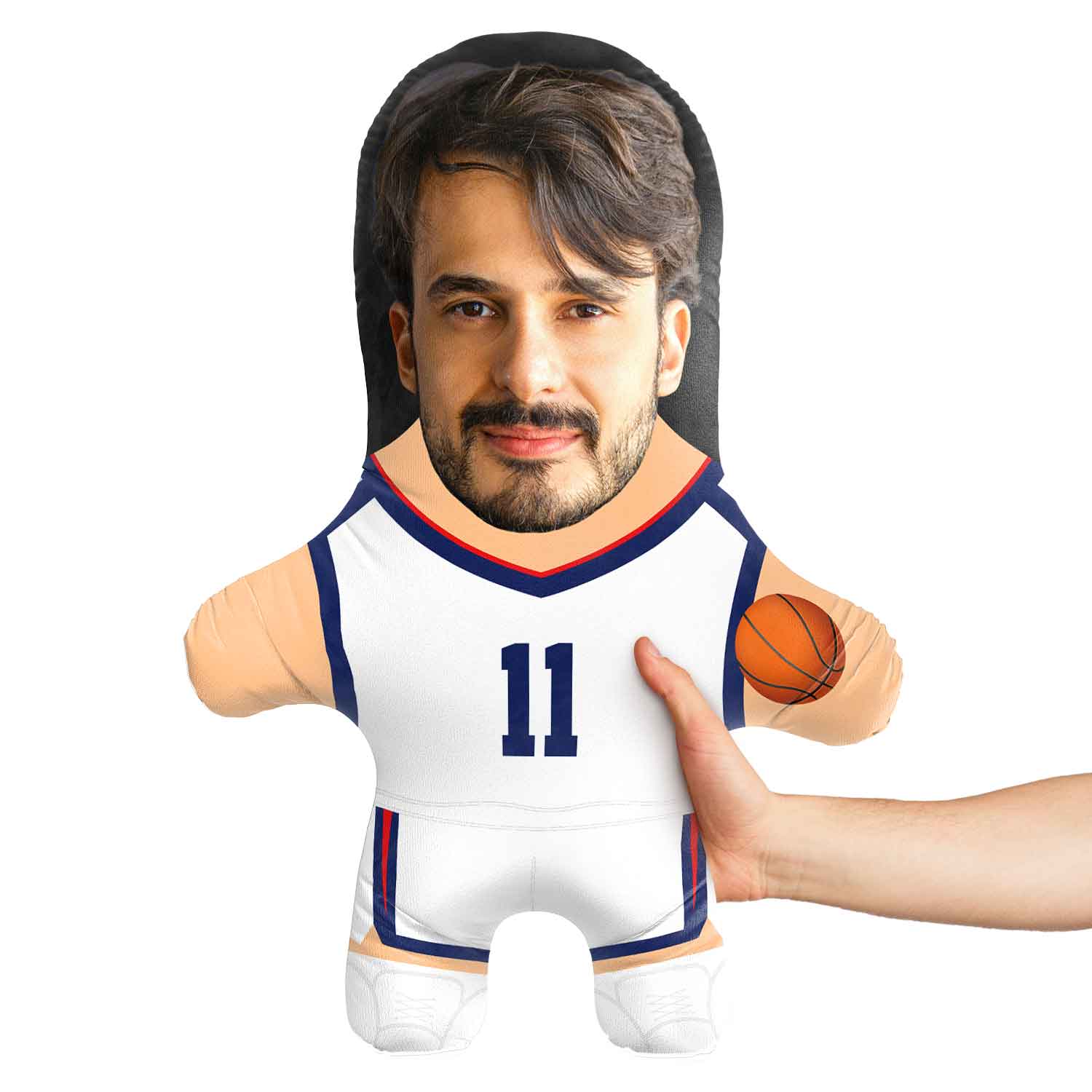 Washington College Basketball Face Pillow