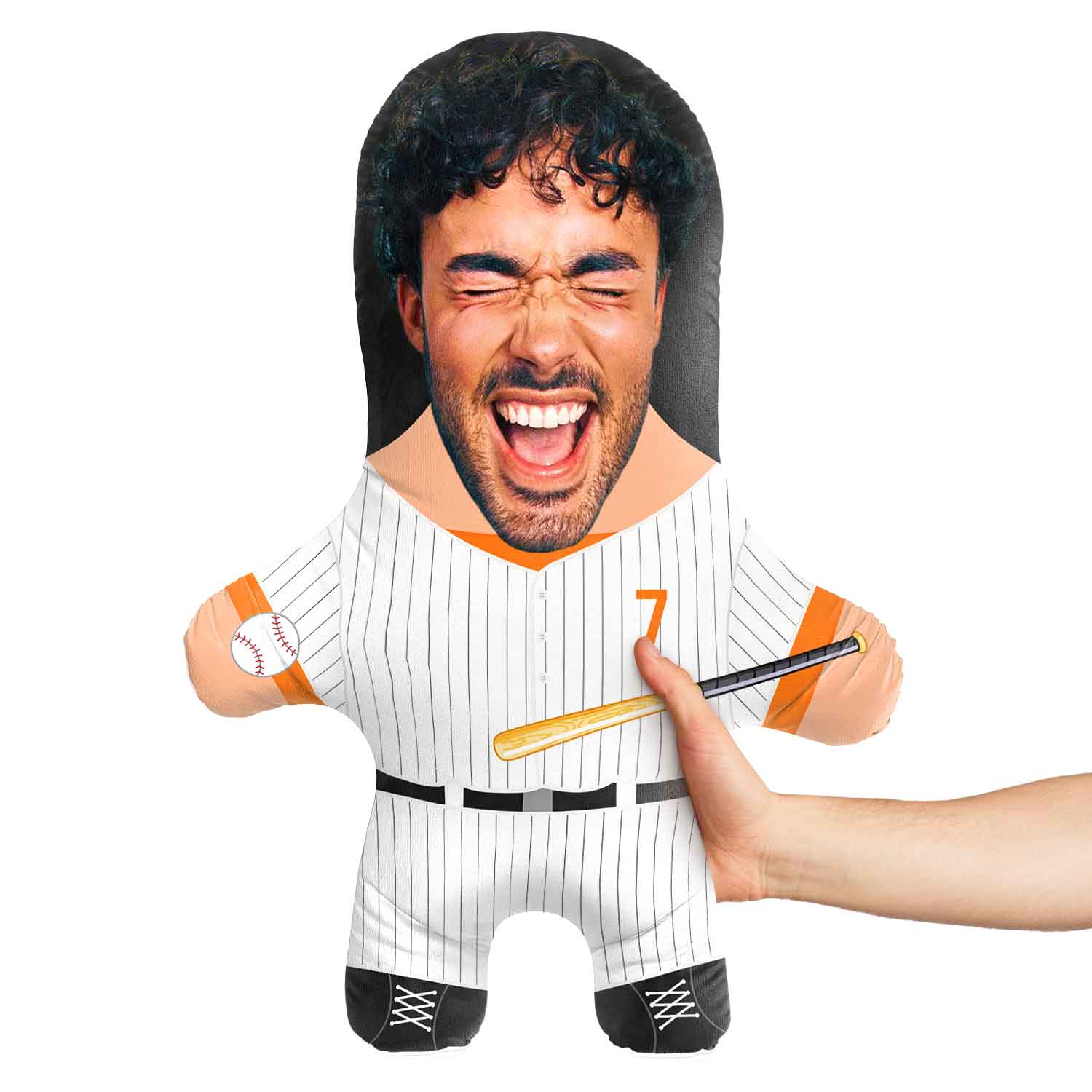 Tennessee College Baseball Face Pillow