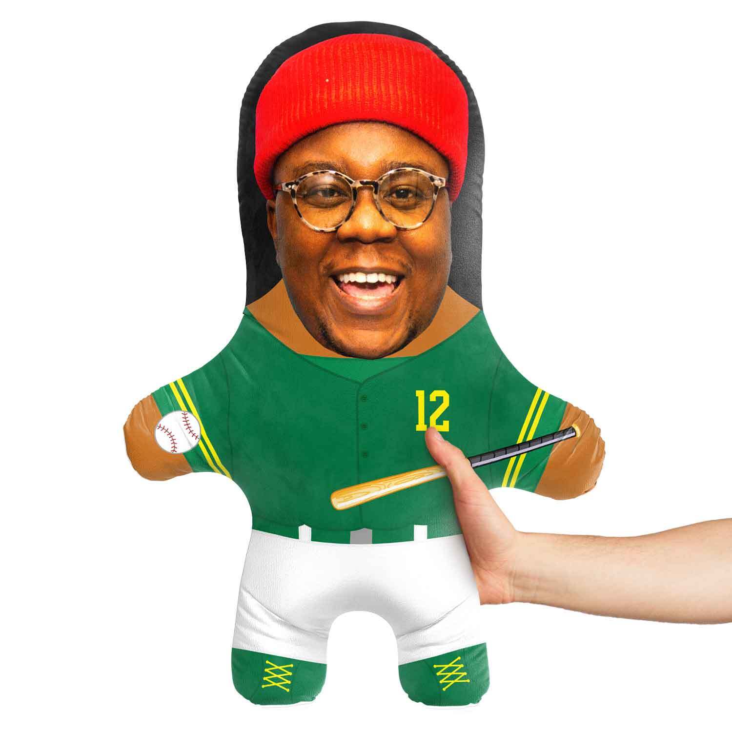 Oregon College Baseball Face Pillow