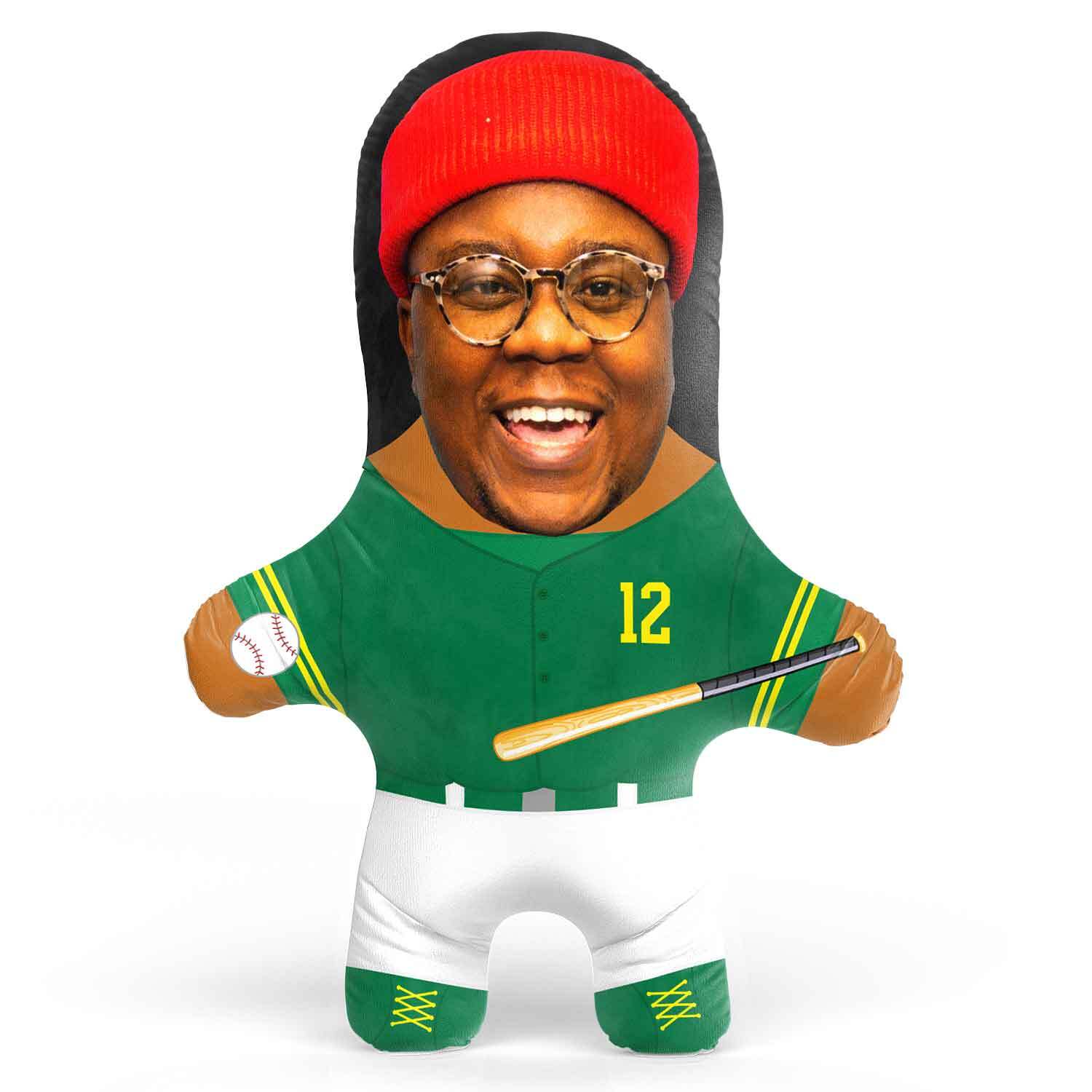 Oregon College Baseball Face Pillow