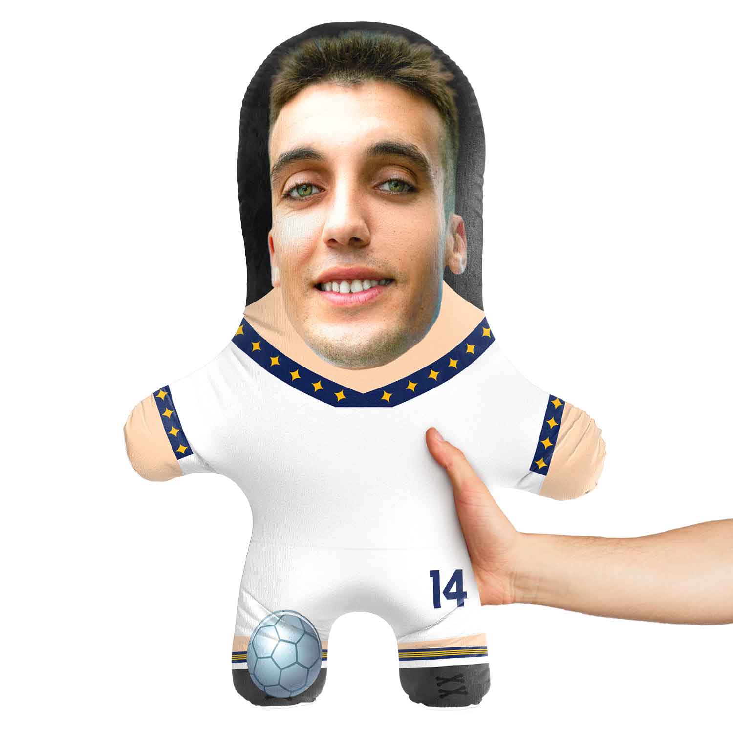 LA Soccer Face Pillow