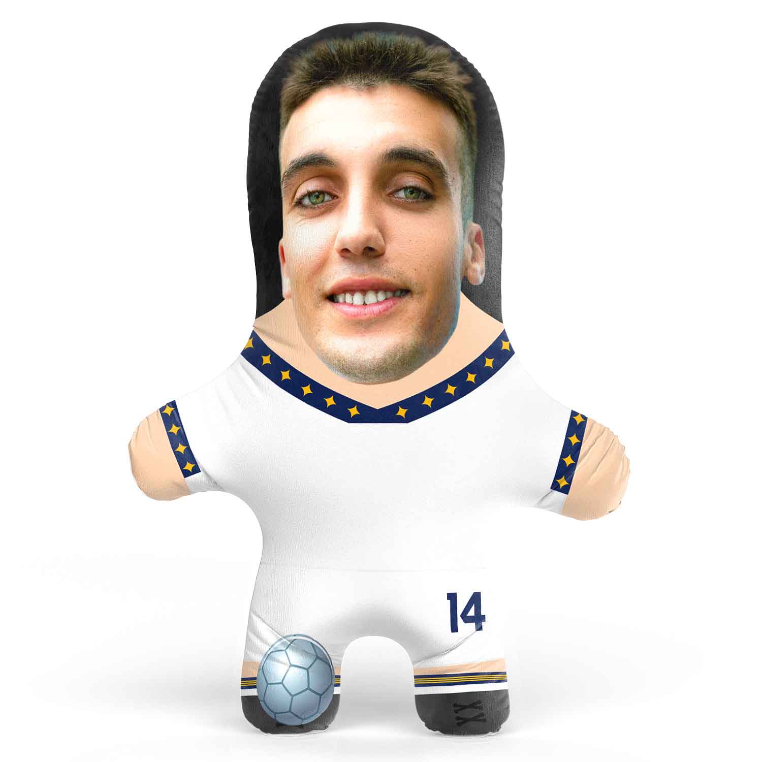 LA Soccer Face Pillow