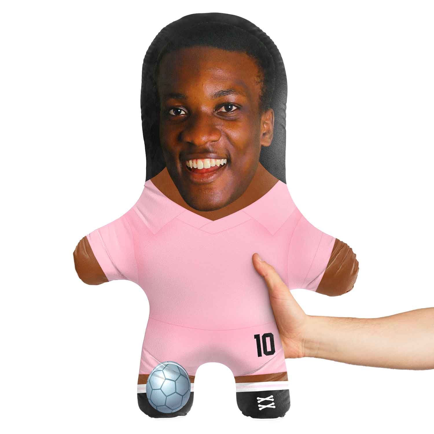 Miami Soccer Face Pillow