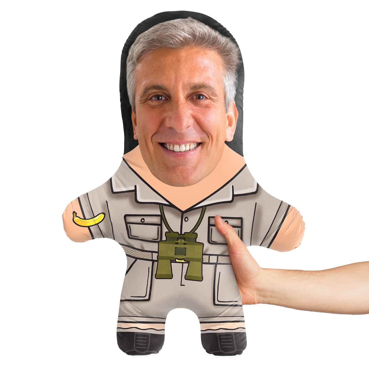 Zoo Keeper Face Pillow