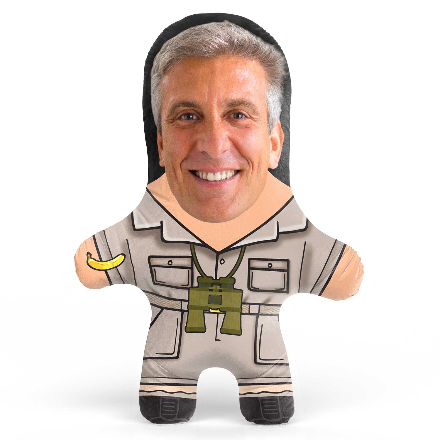 Zoo Keeper Face Pillow