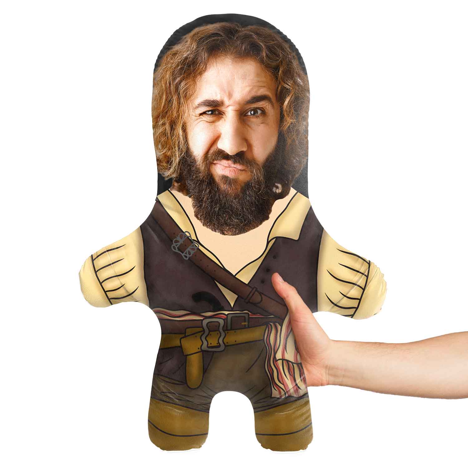 Sparrow Pirate Face Pillow
