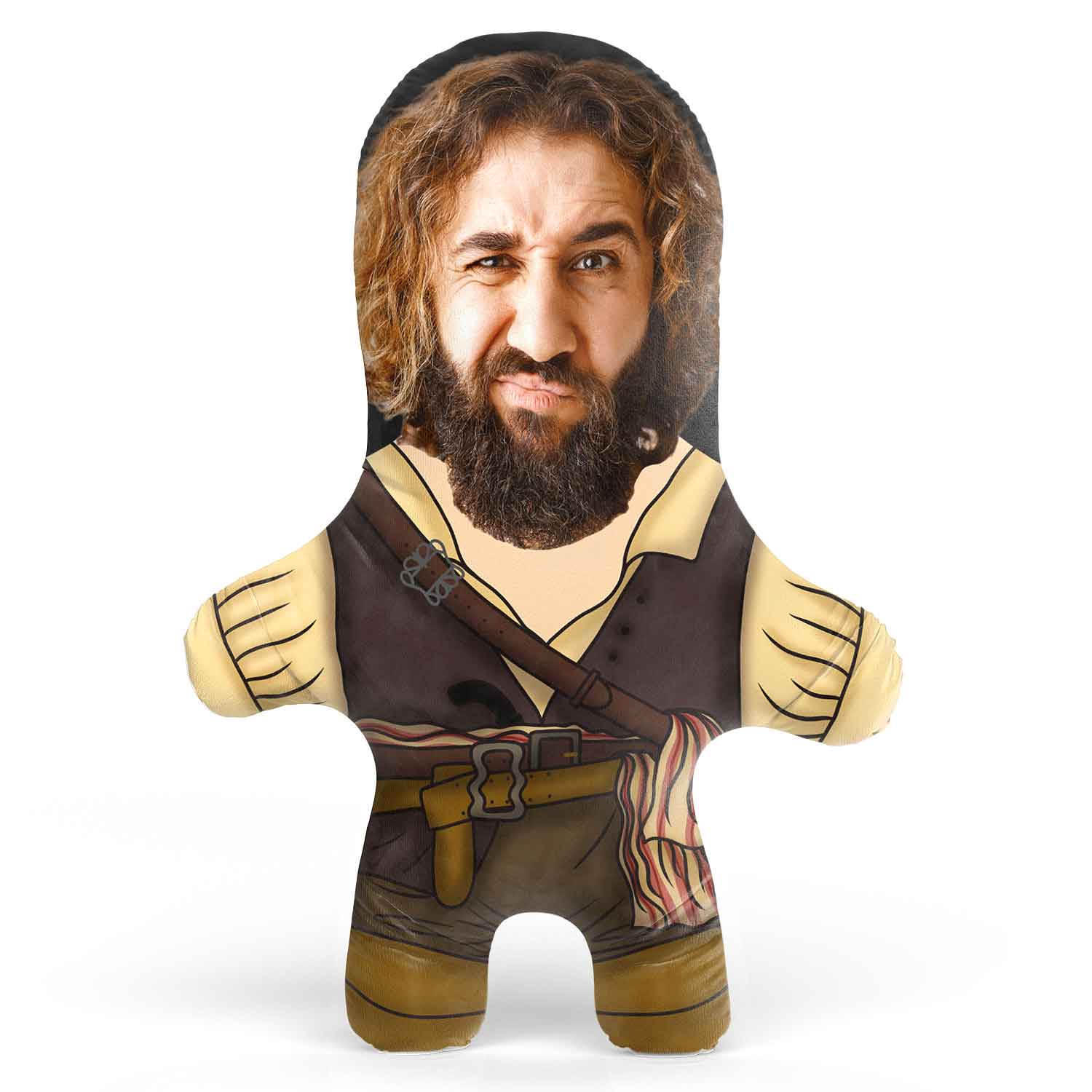 Sparrow Pirate Face Pillow