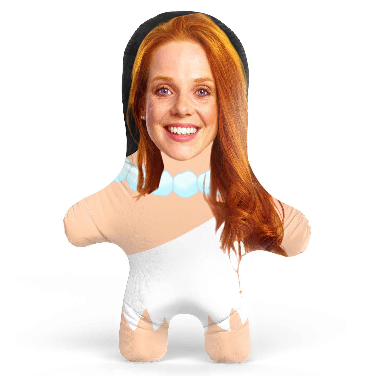Cavewoman Face Pillow