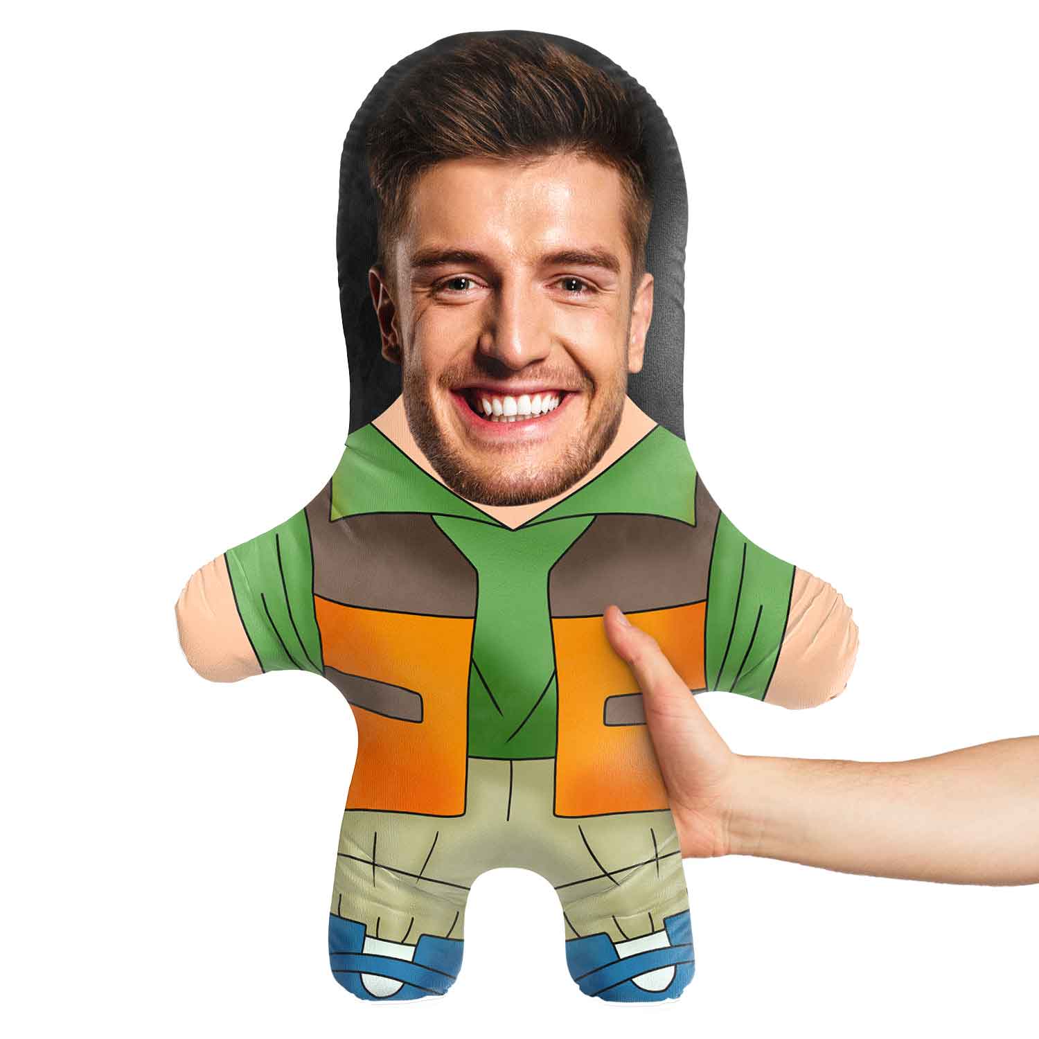 Brock Face Pillow