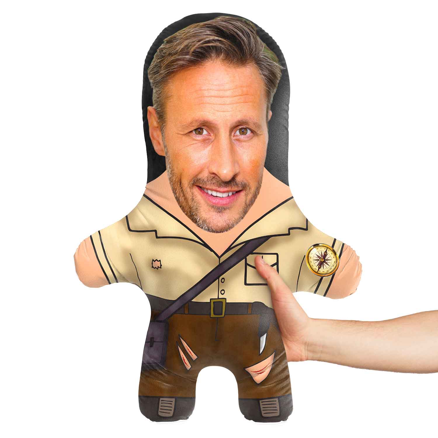 Adventurer Face Pillow