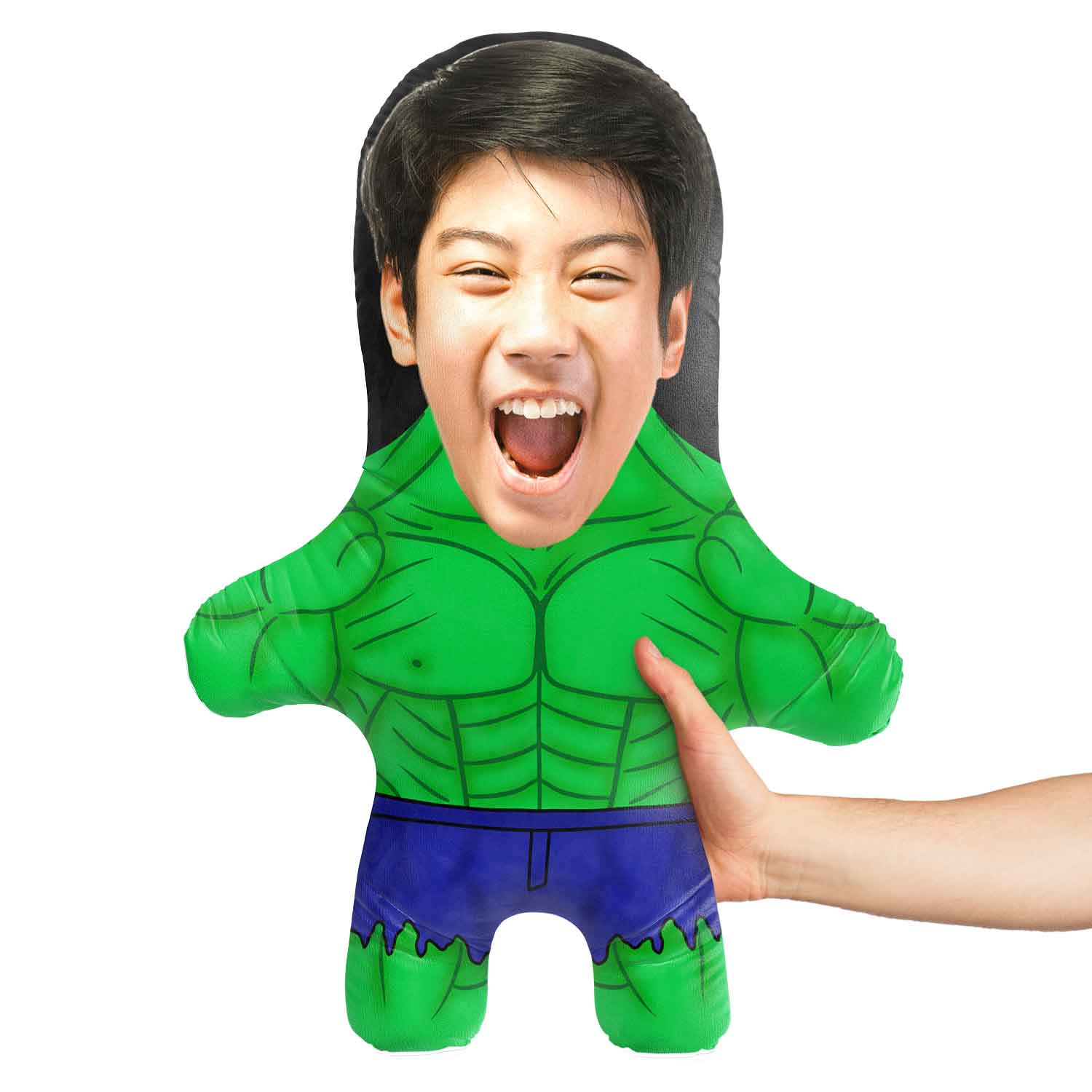 The Green Man Face Pillow