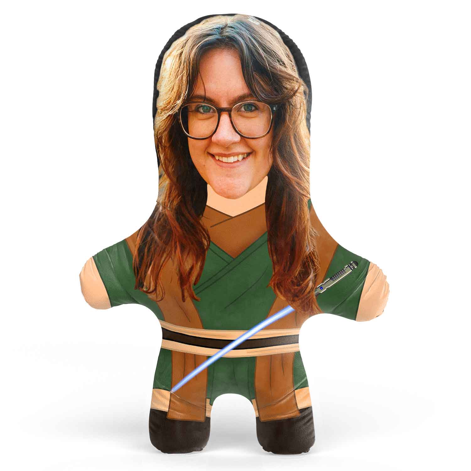 Female Space Fighter Face Pillow