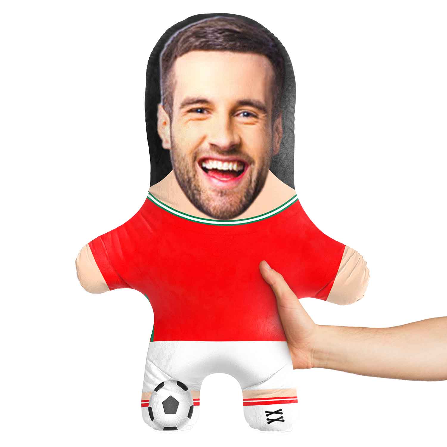 Wales Soccer Face Pillow