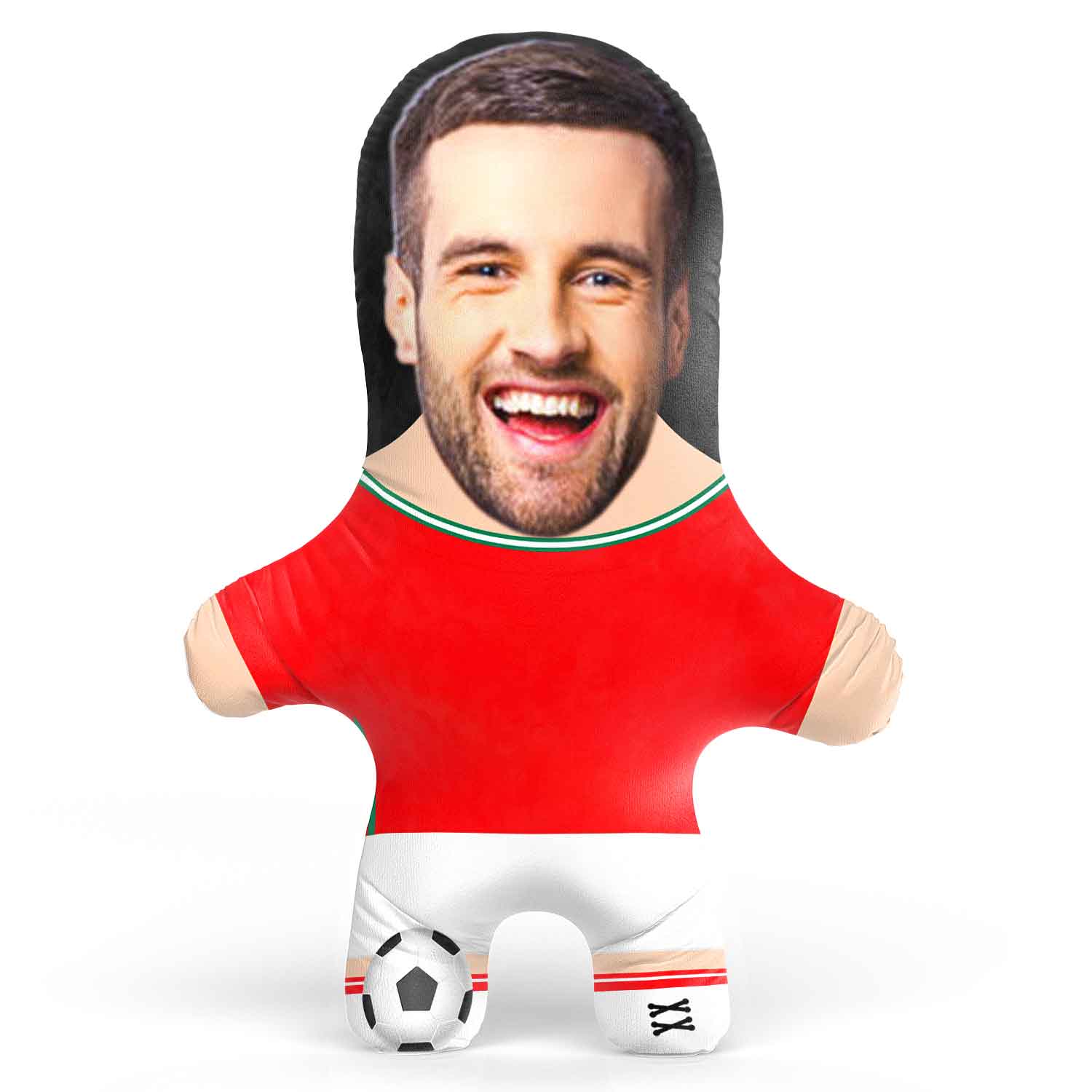 Wales Soccer Face Pillow
