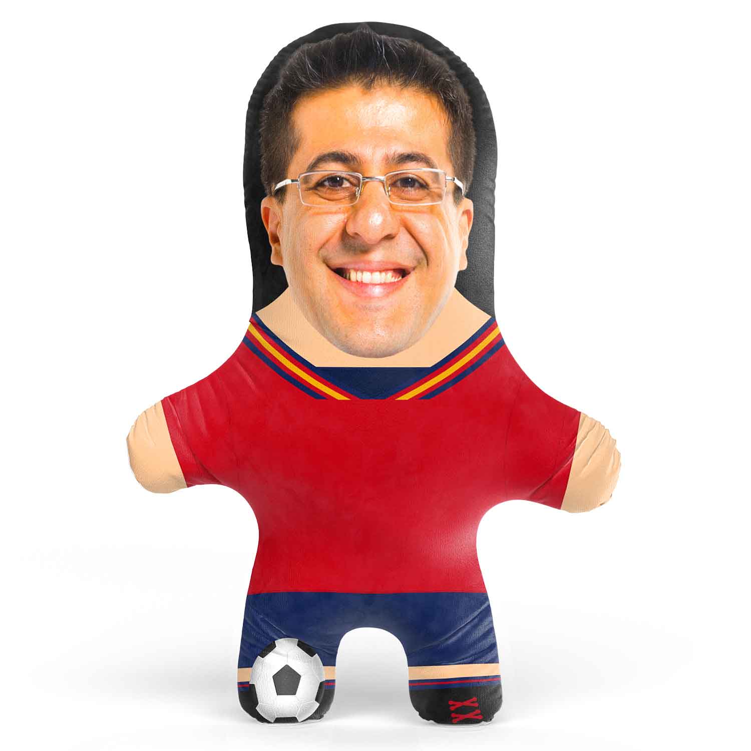 Spain Soccer Face Pillow