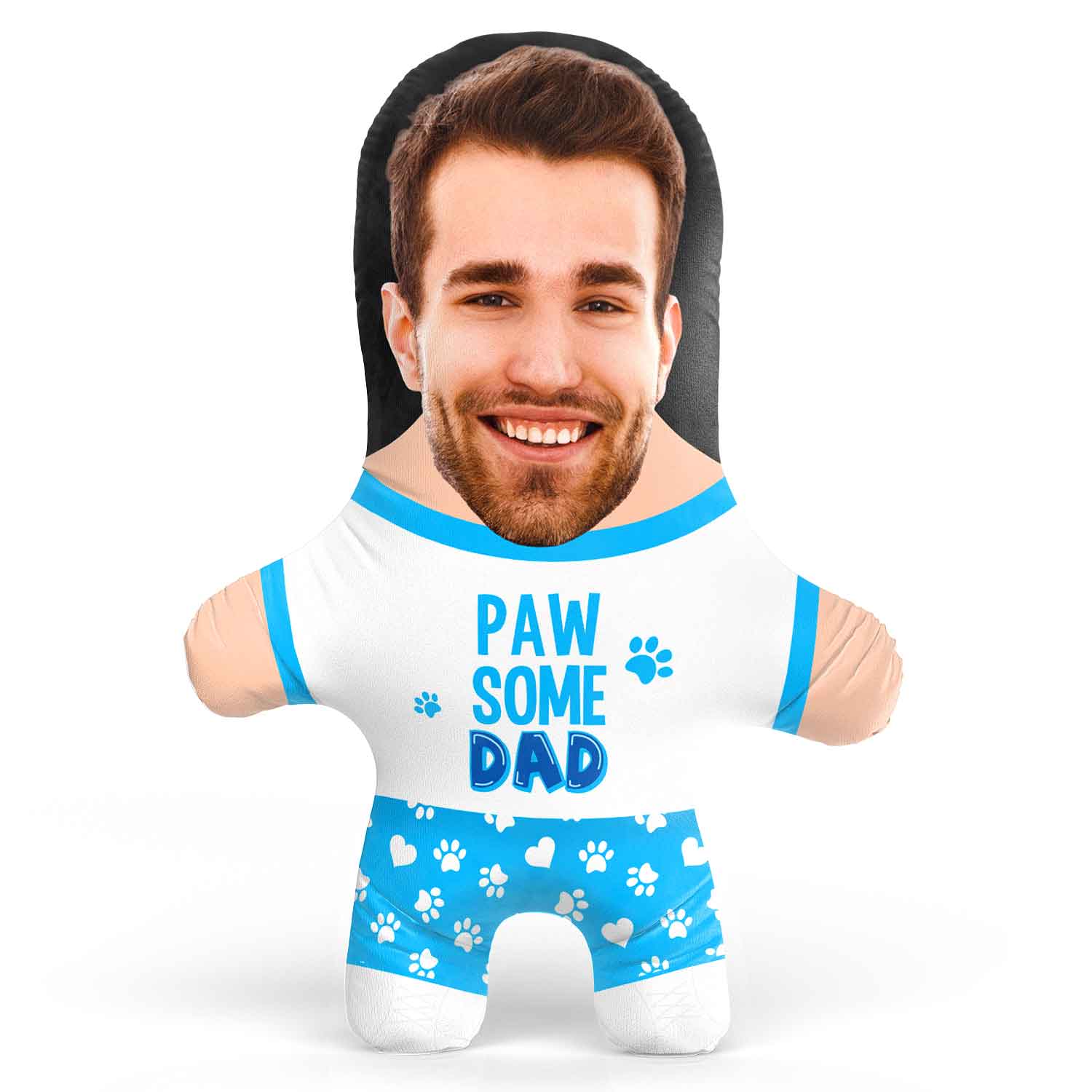 Pawsome Dad Face Pillow