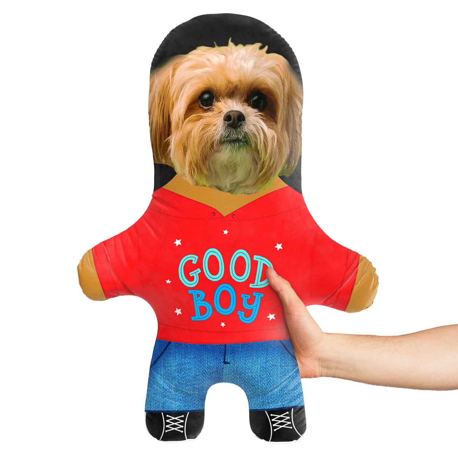 Good Boy Face Pillow