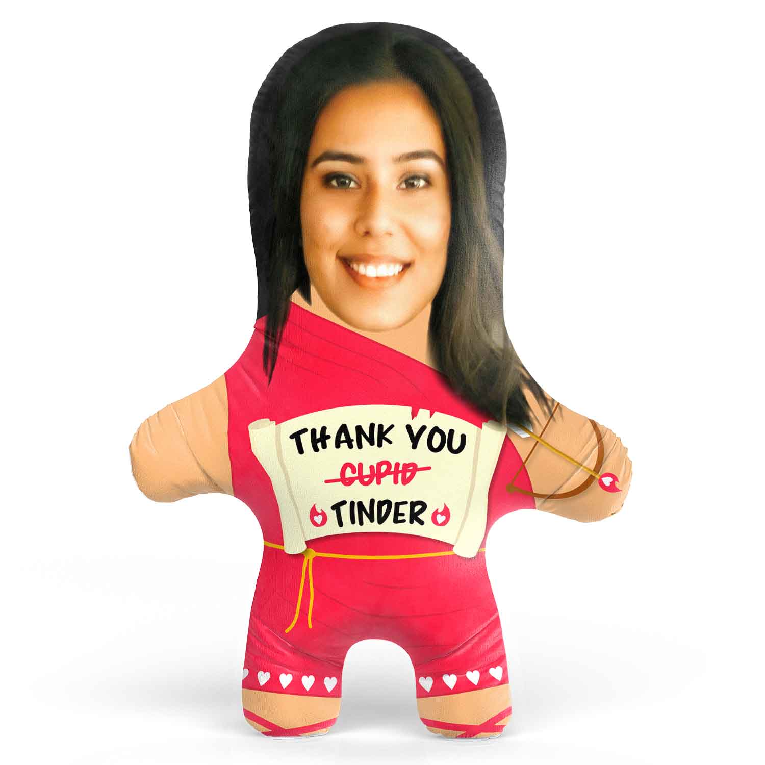 Thank You Cupid Tinder Face Pillow