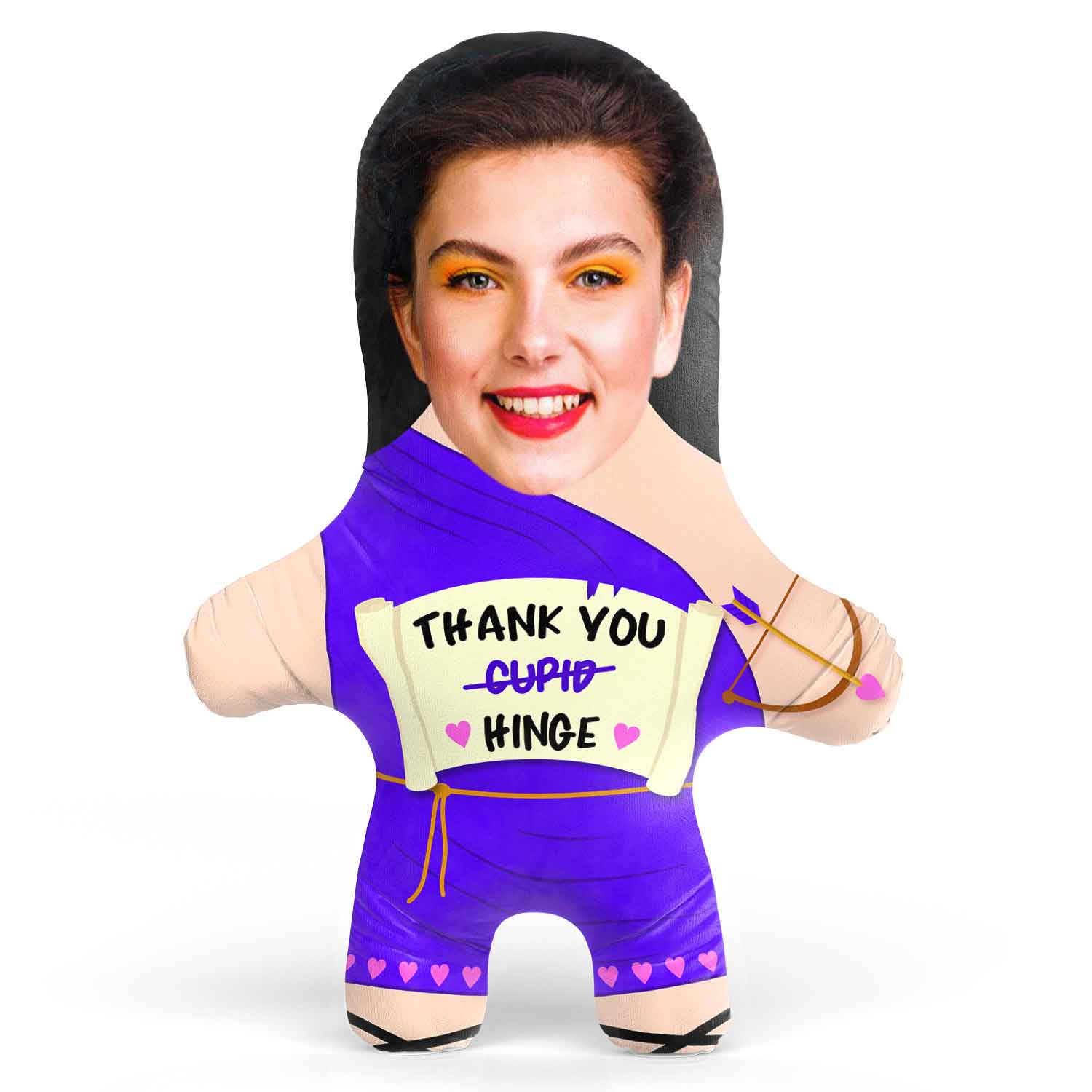 Thank You Cupid Hinge Face Pillow