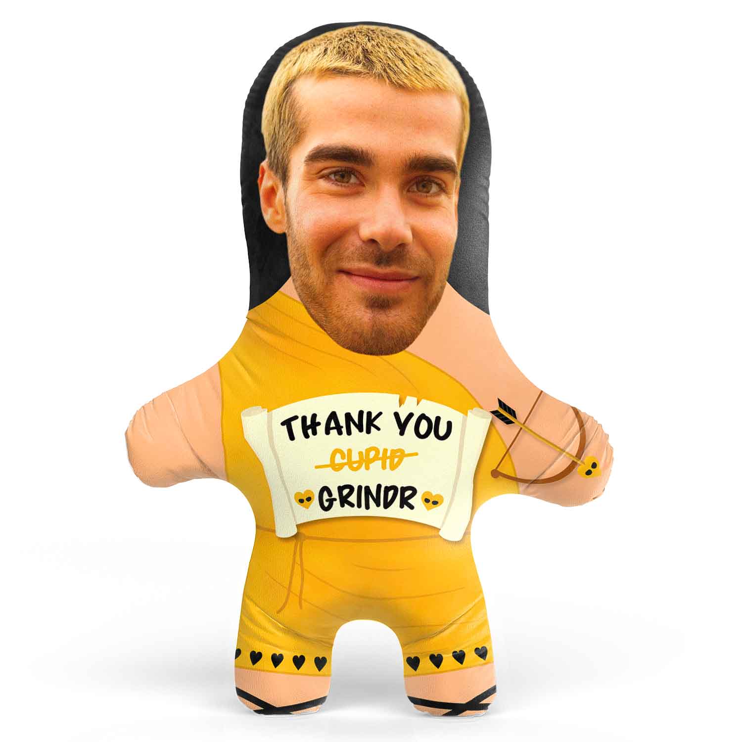 Thank You Cupid Grindr Face Pillow