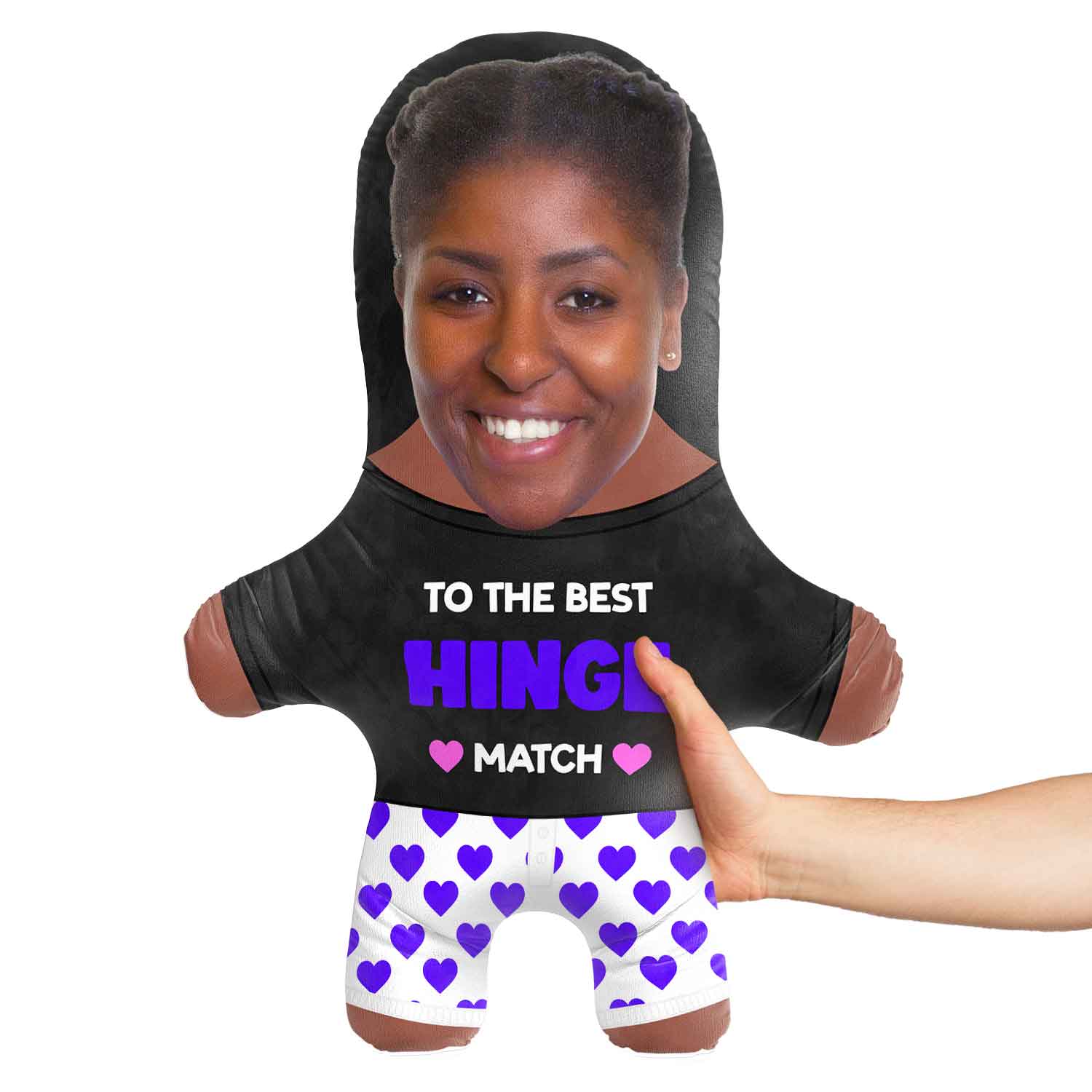 To The Best Hinge Match Face Pillow