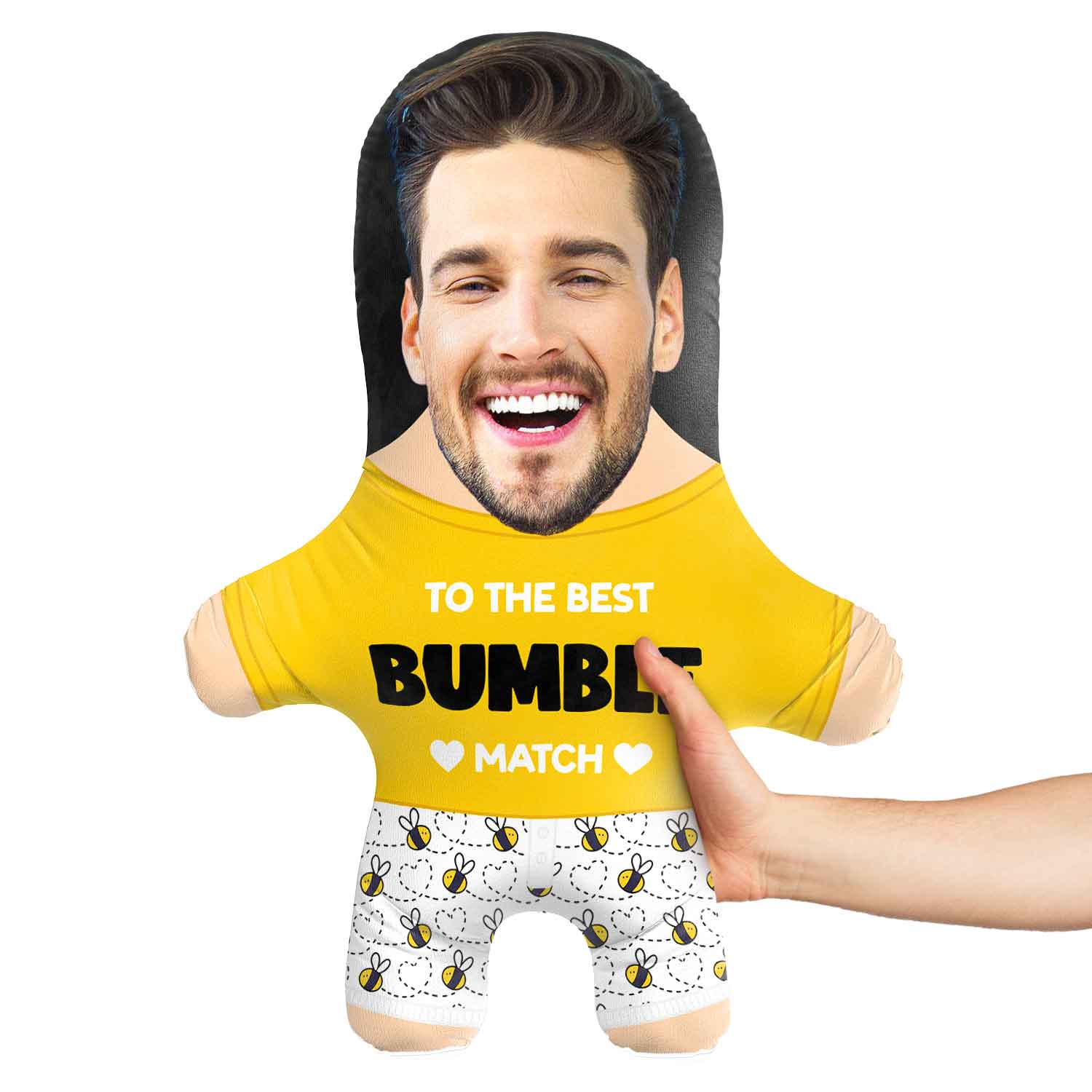 To The Best Bumble Match Face Pillow