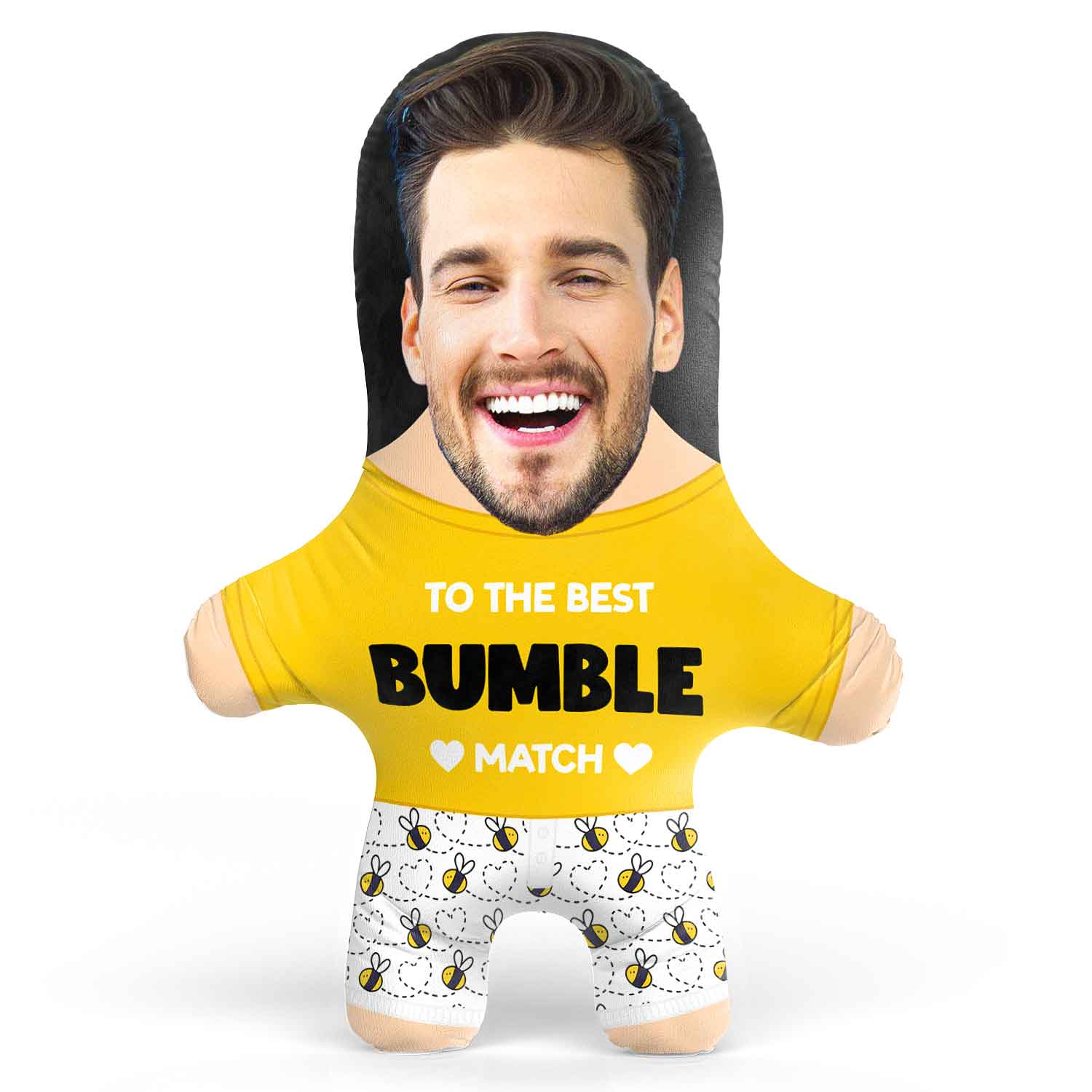 To The Best Bumble Match Face Pillow