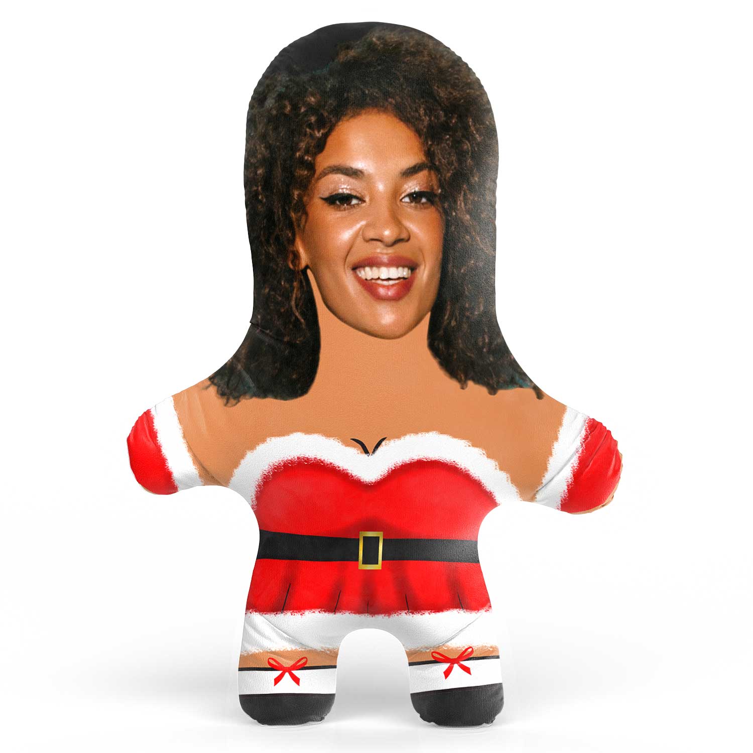 Sexy Mrs Claus Face Pillow