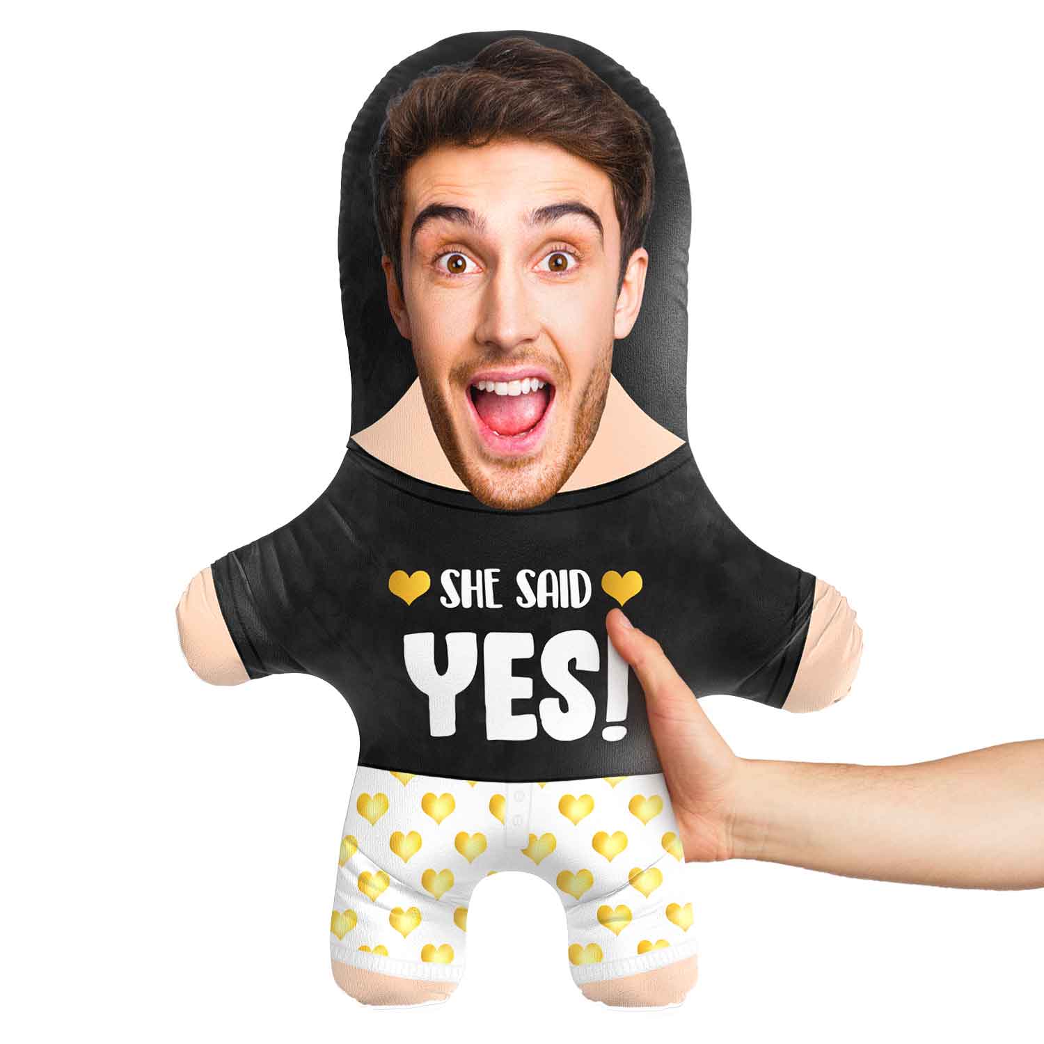 She Said Yes! Face Pillow