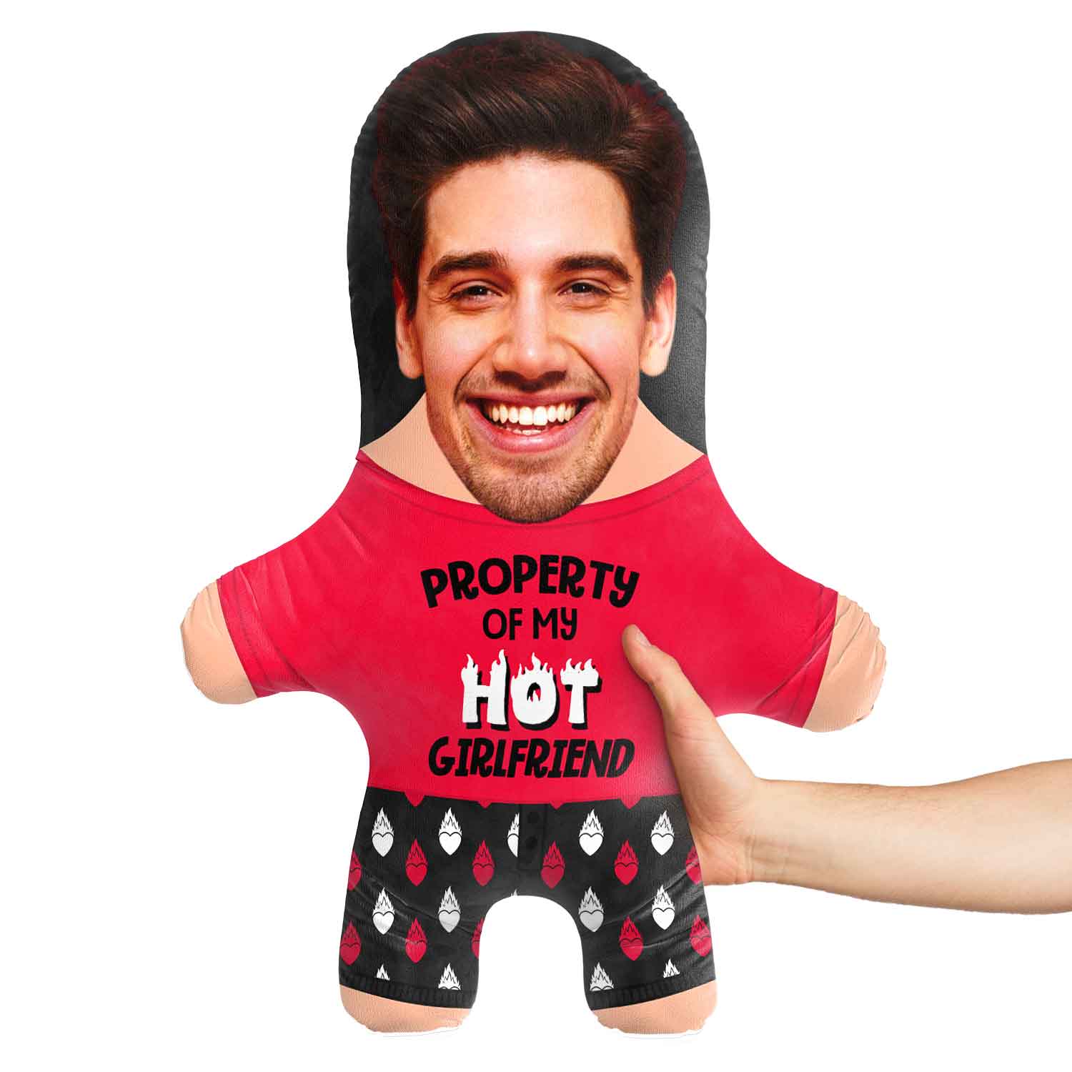 Property Of My Hot Girlfriend Face Pillow